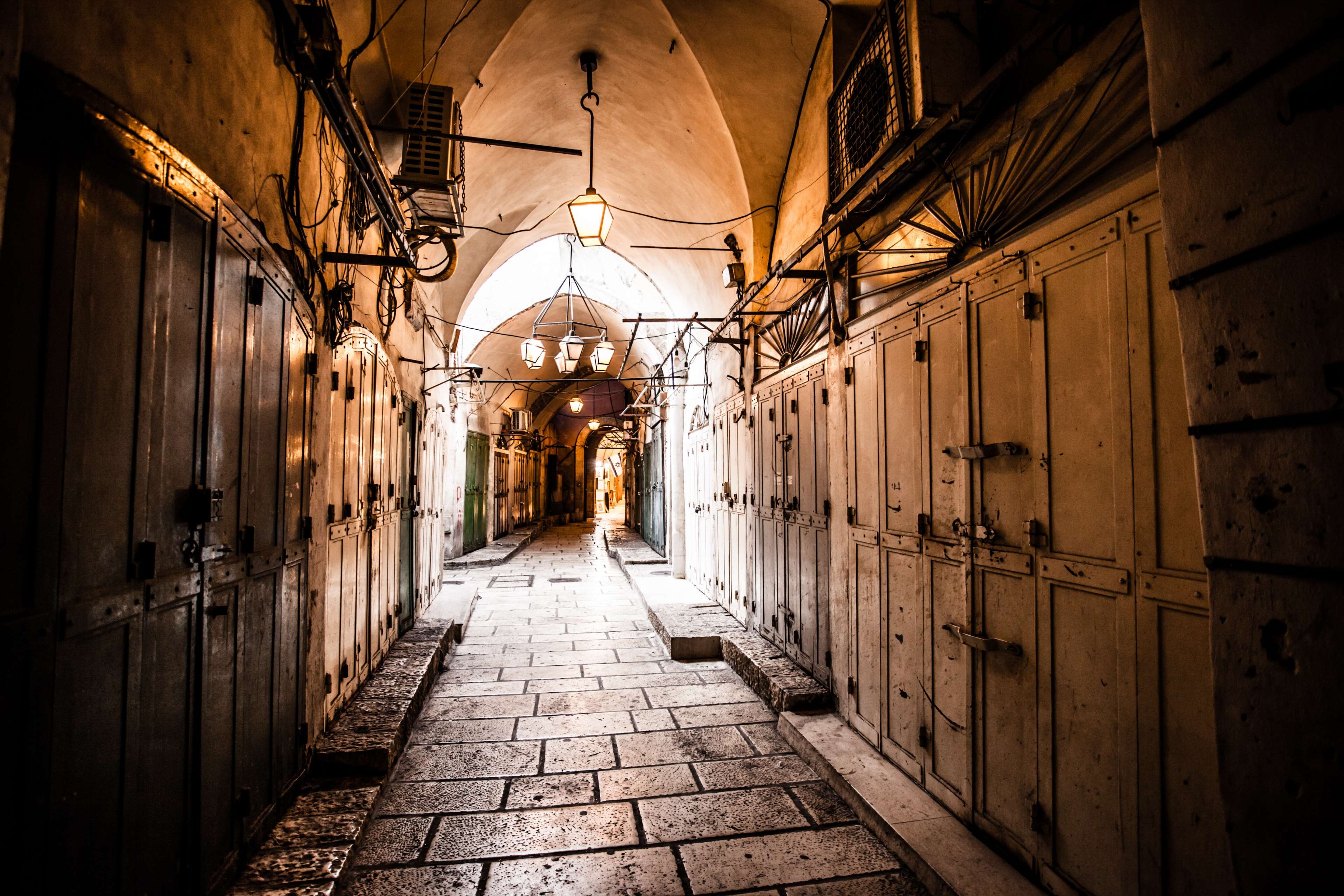 3840x2560 ancient alley in jewish quarter, israel, jerusalem 4k wallpaper, Desktop