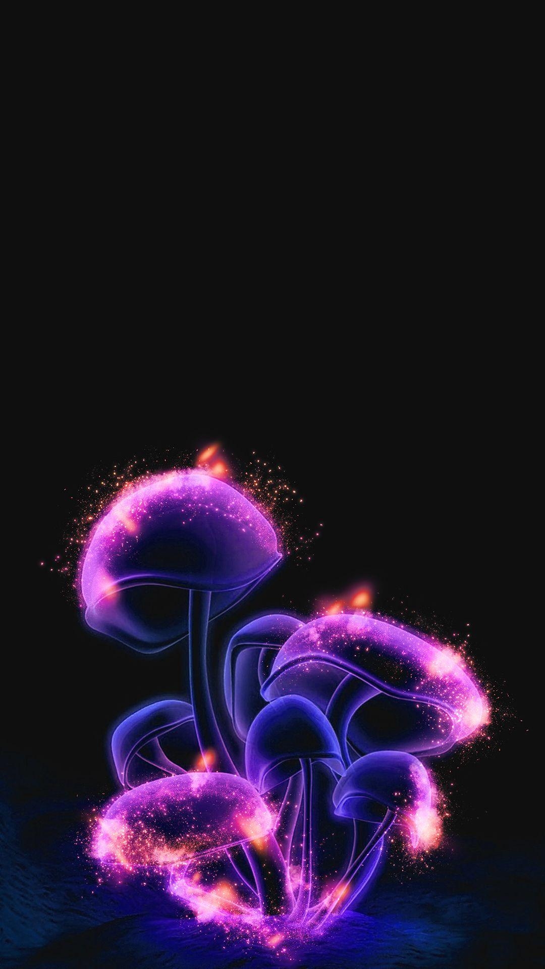 1080x1920 Free HD Magic Mushrooms Phone Wallpaper.5477, Phone