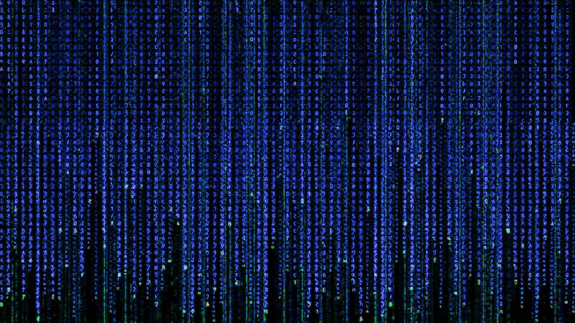 1920x1080 Download The Matrix Wallpaper  Blue, Desktop