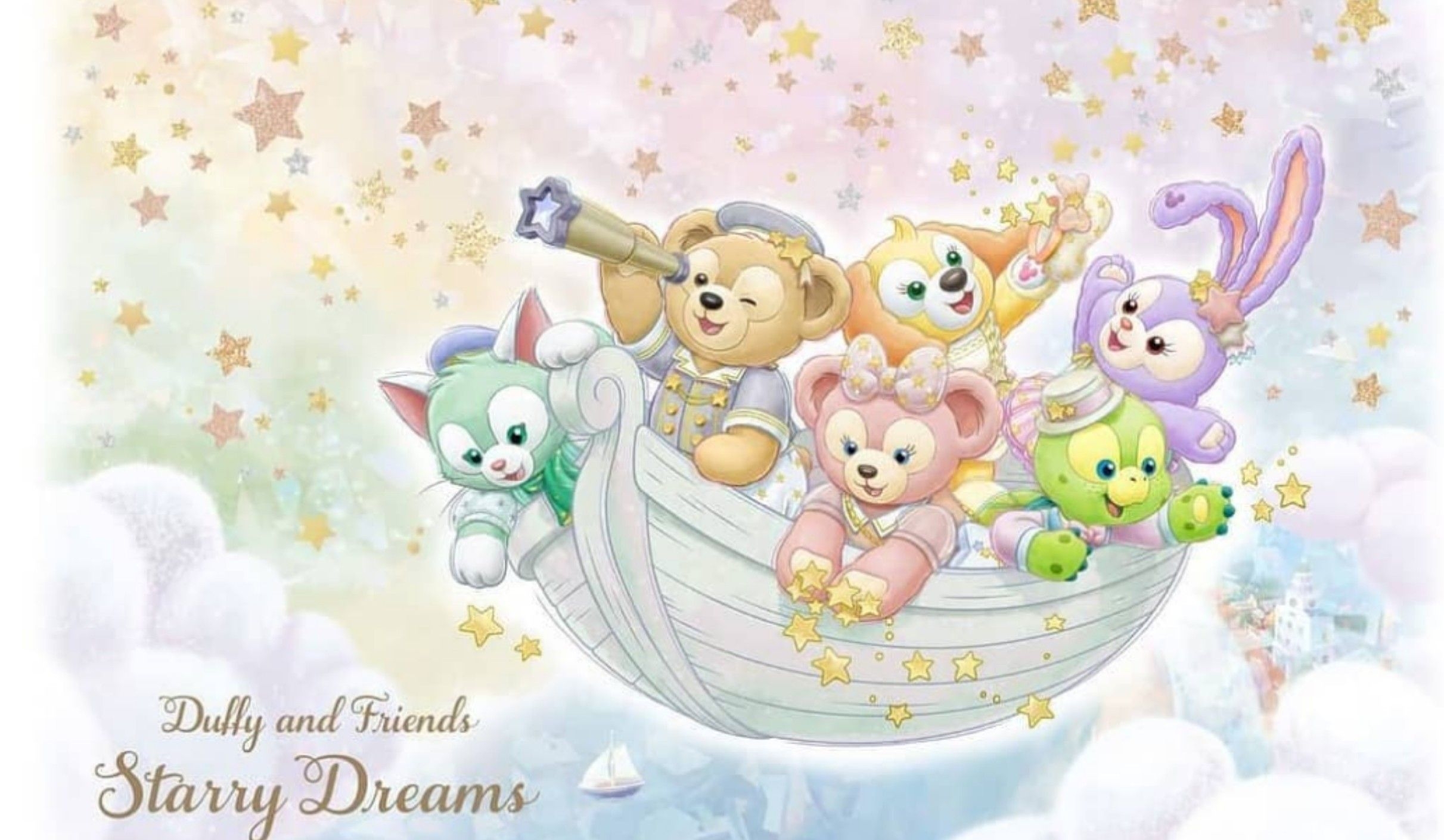 2430x1410 Duffy and friends ideas. duffy, duffy the disney bear, disney bear, Desktop