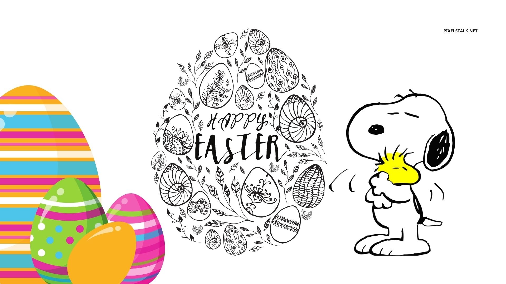 1920x1080 Snoopy Easter Wallpaper HD Free download, Desktop