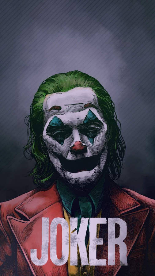 510x900 3D Joker iPhone Wallpaper, Phone