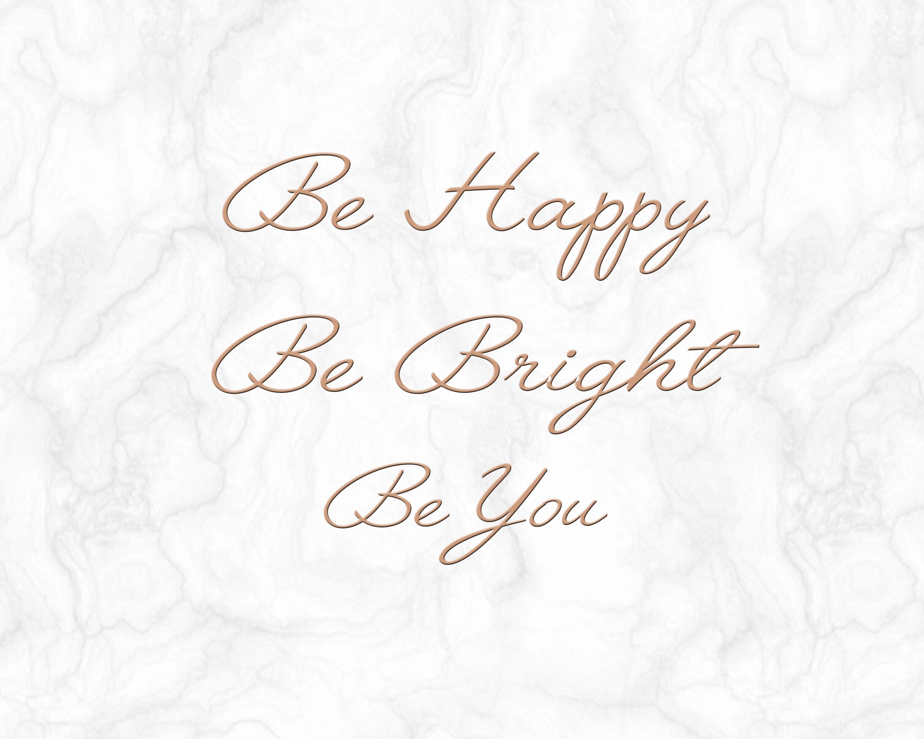 3000x2400 Be happy, Be bright, Be you. Rose Gold, Marble laptop wallpaper Landscape 8x10. Fond ecran ananas, Fond ecran, Fond d'écran ordinateur, Desktop