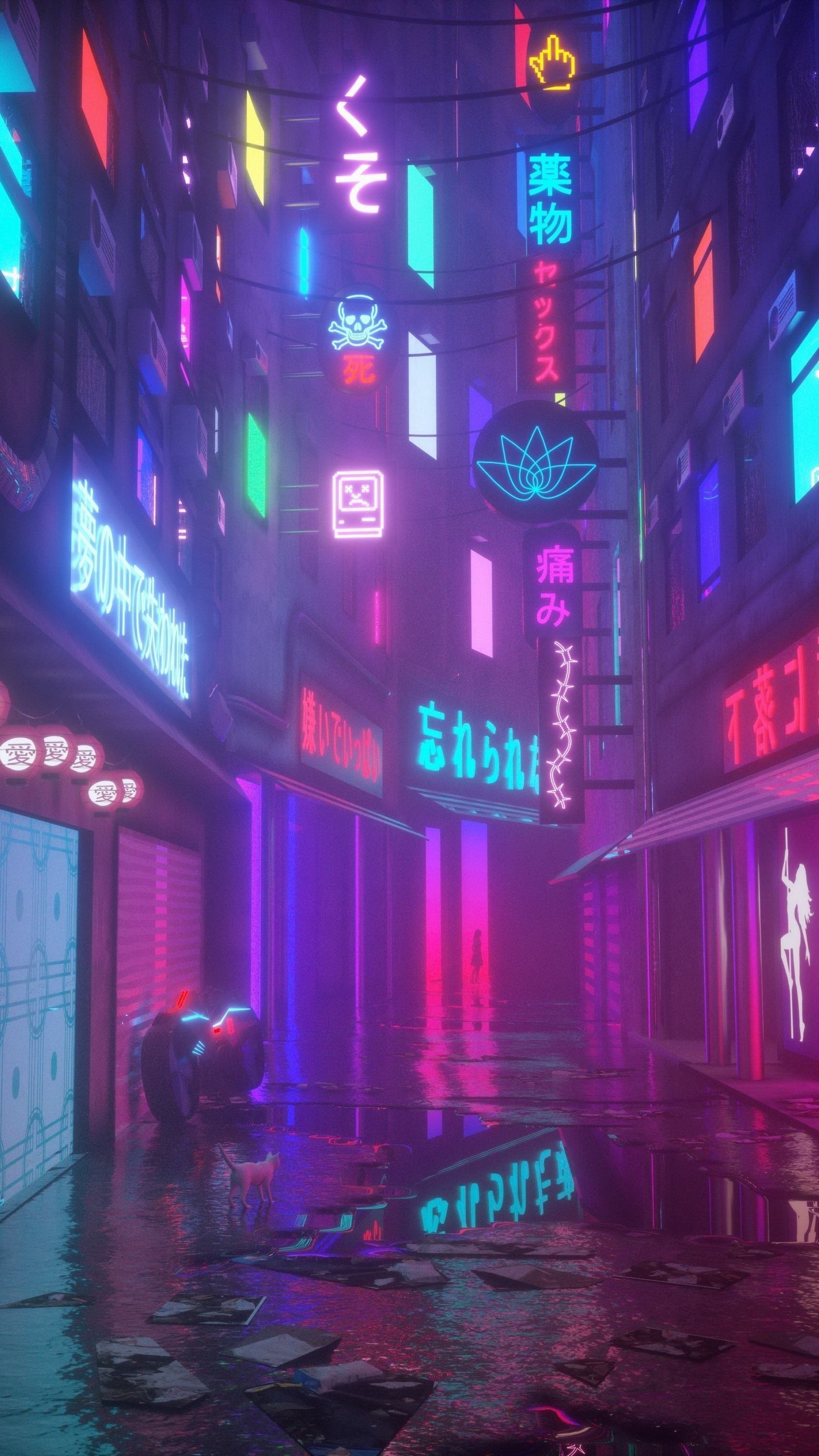 1690x3000 Aesthetic Anime Wallpaper Lofi, Phone