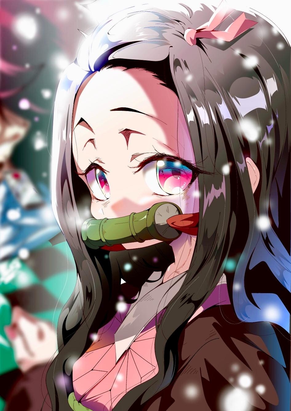 950x1340 Kamado Nezuko no Yaiba Anime Image Board, Phone