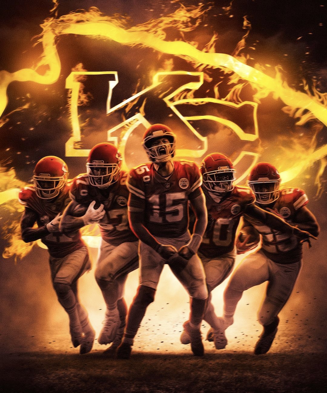 1080x1300 Kansas City Chiefs Super Bowl LVII Champions wallpaper, Phone