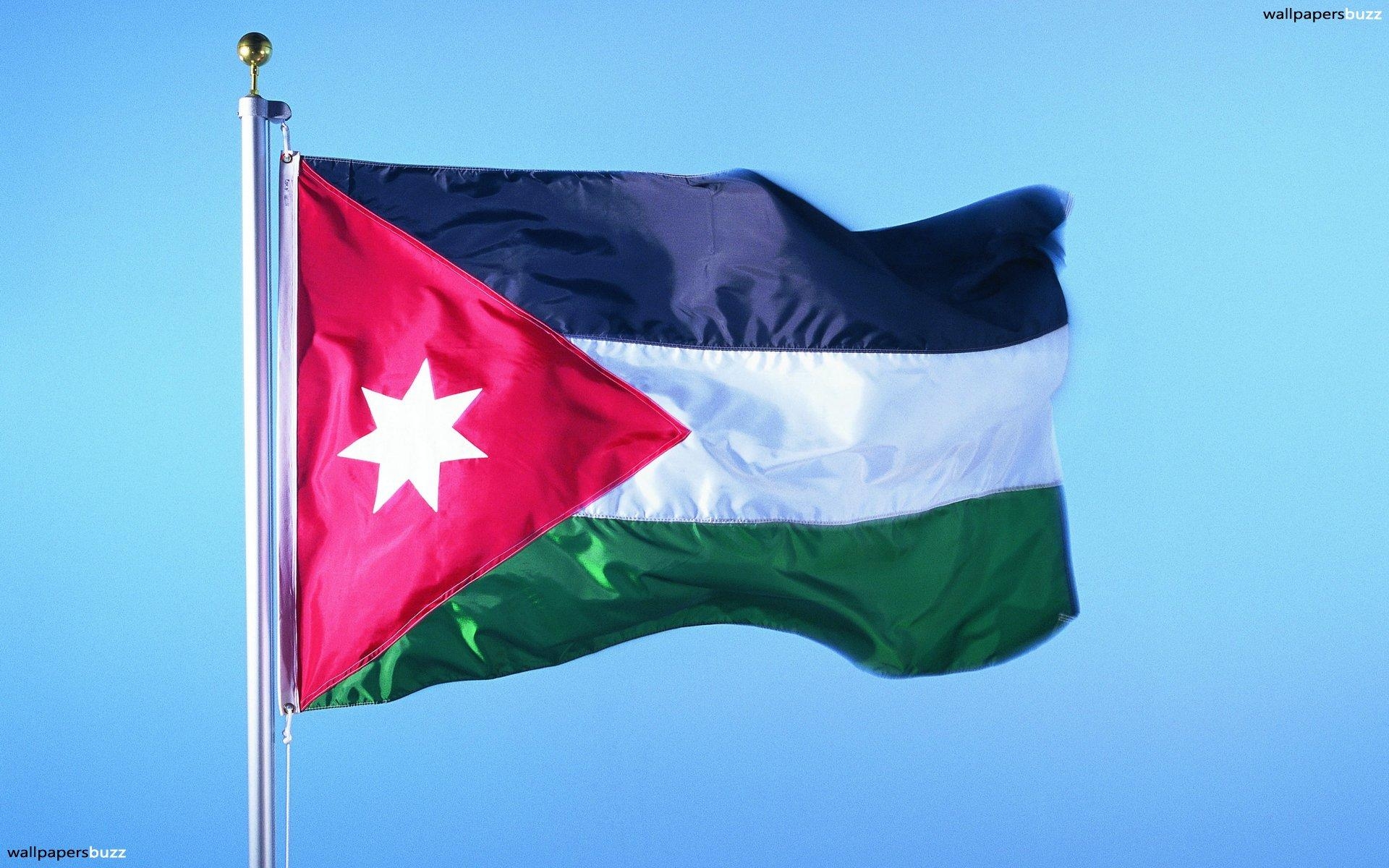 1920x1200 The flag of Jordan HD Wallpaper, Desktop