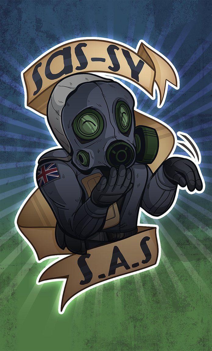 700x1150 Sassy S.A.S CSGO Sticker. CSGO. Games, Phone