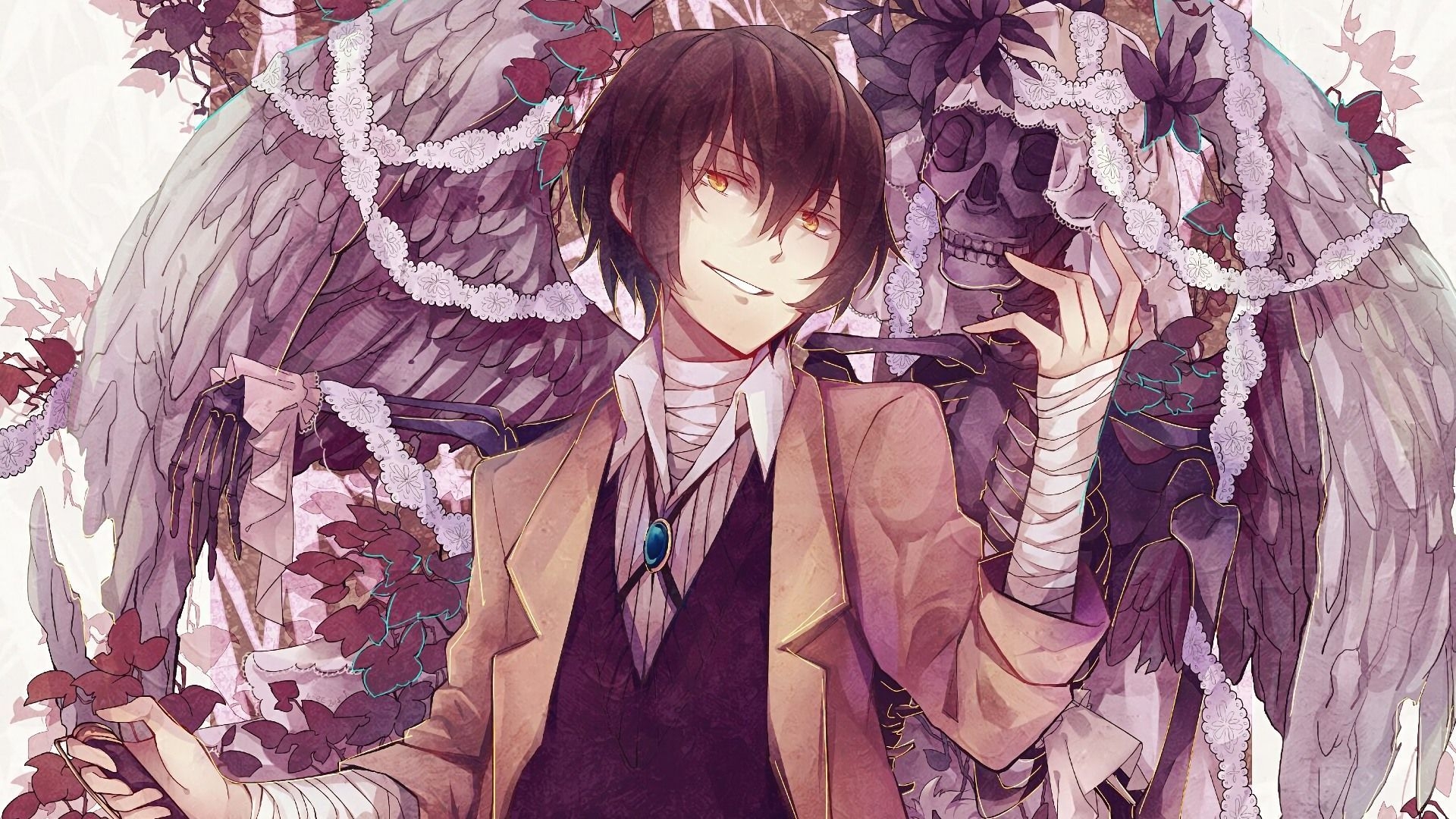 1920x1080 Osamu Dazai. Bungo Stray Dogs Wallpaper. Stray dogs anime, Desktop