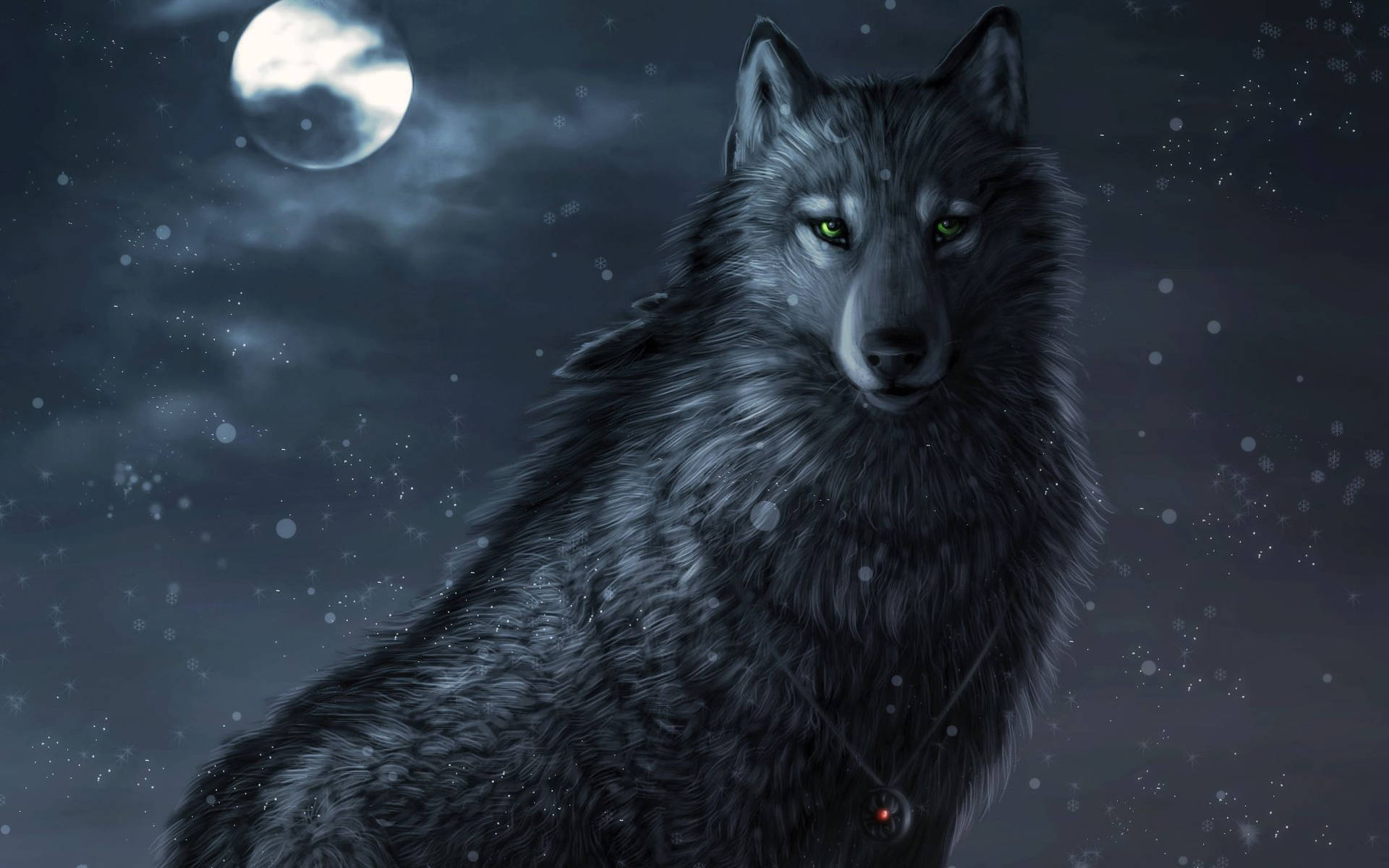 1920x1200 Free Black Wolf Wallpaper Downloads, Black Wolf Wallpaper for FREE, Desktop