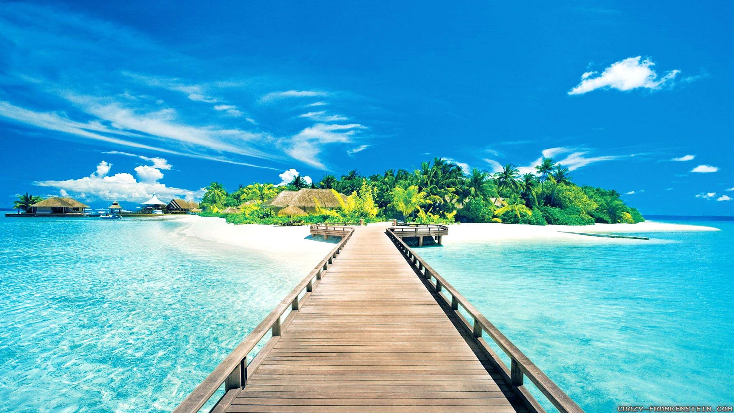 2560x1440 beautiful beach HD wallpaper (110). Freetopwallpaper.com. Beach, Desktop