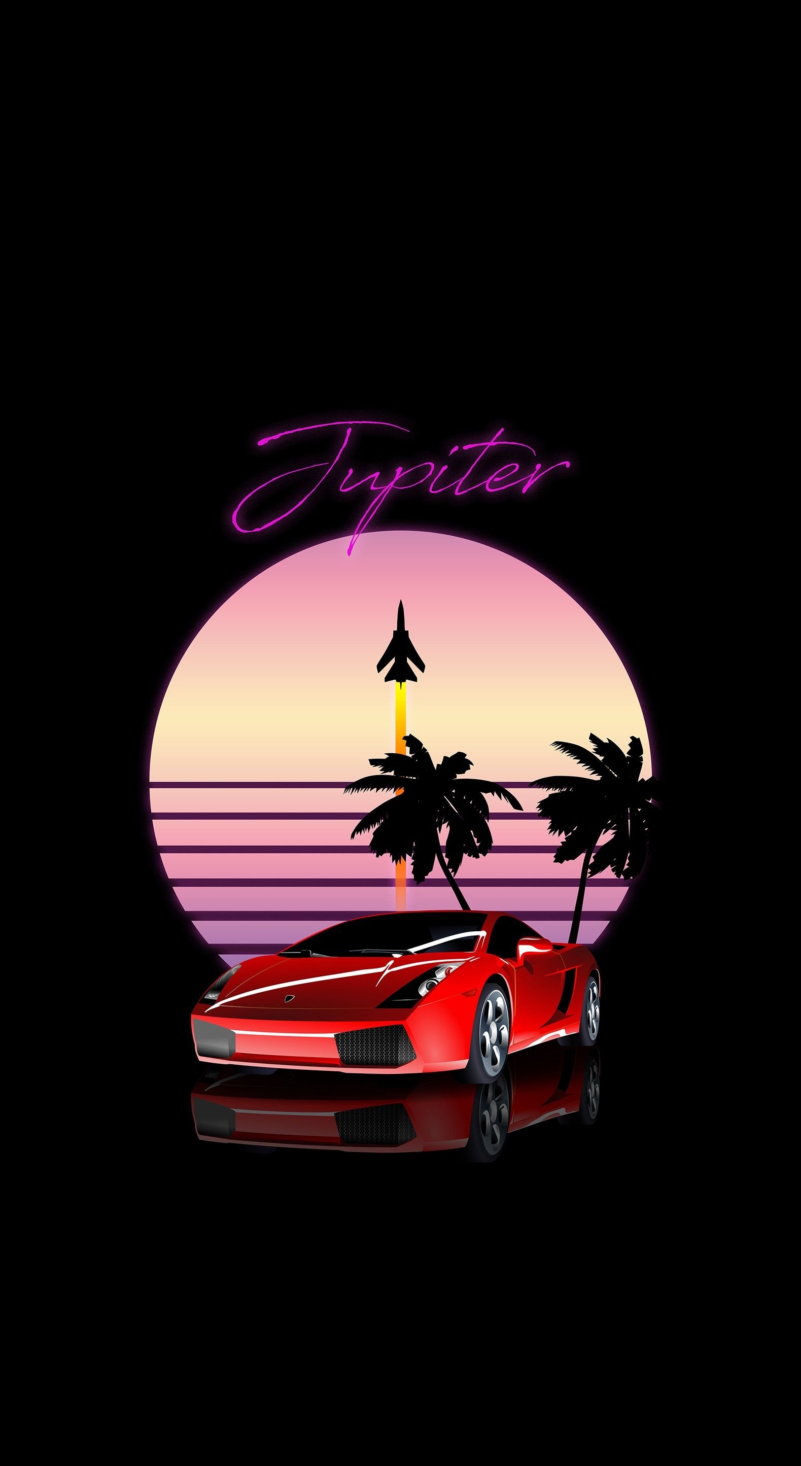 1580x2890 Synthwave Mood, Phone