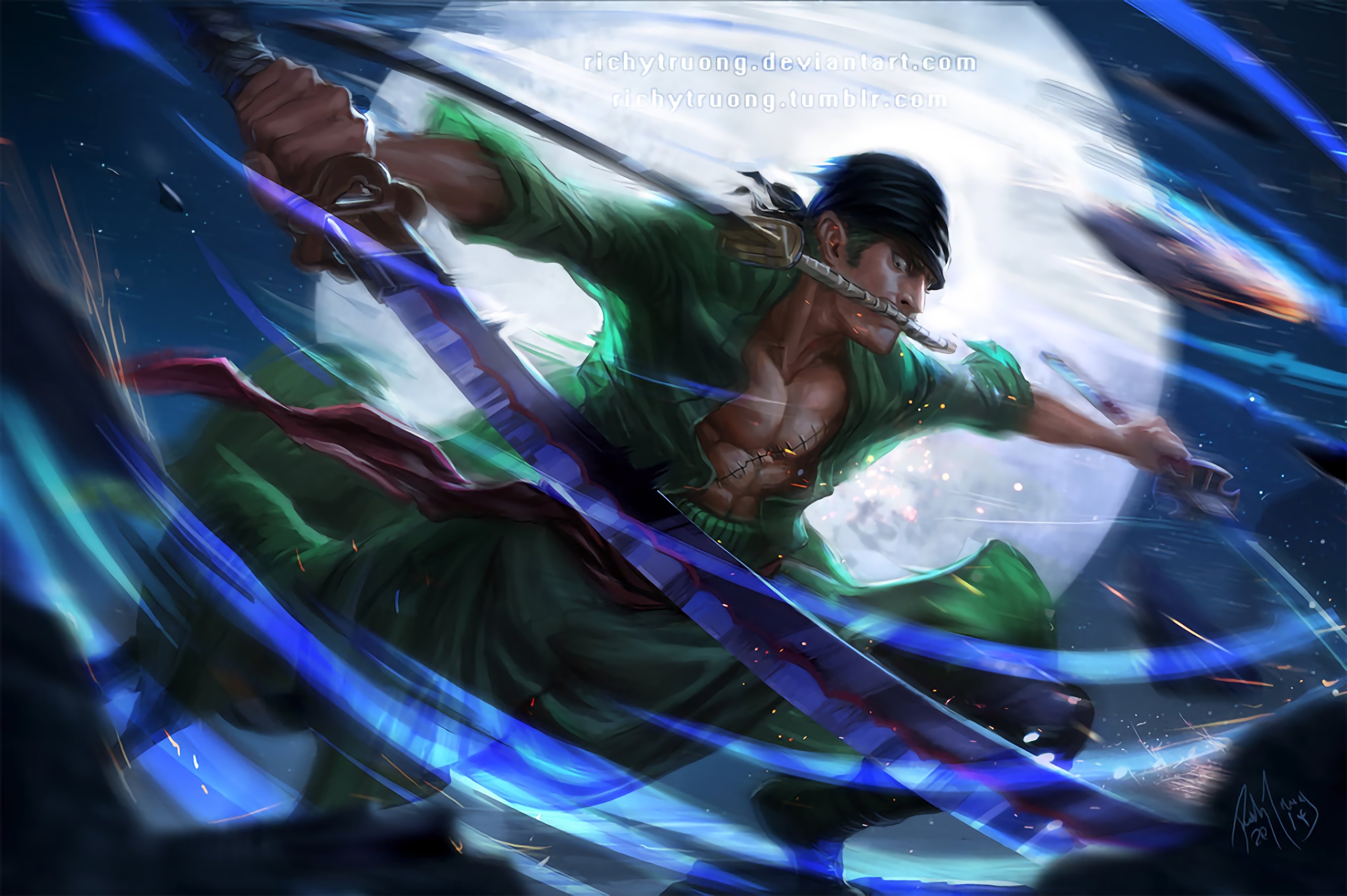 4000x2670 Roronoa Zoro HD Wallpaper and Background, Desktop