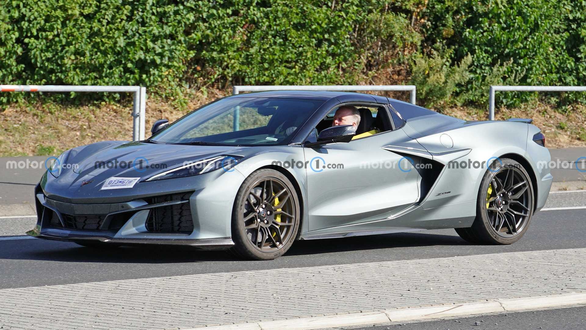 1920x1080 2024 Chevrolet Corvette E Ray Hybrid Spied Completely Undisguised, Desktop