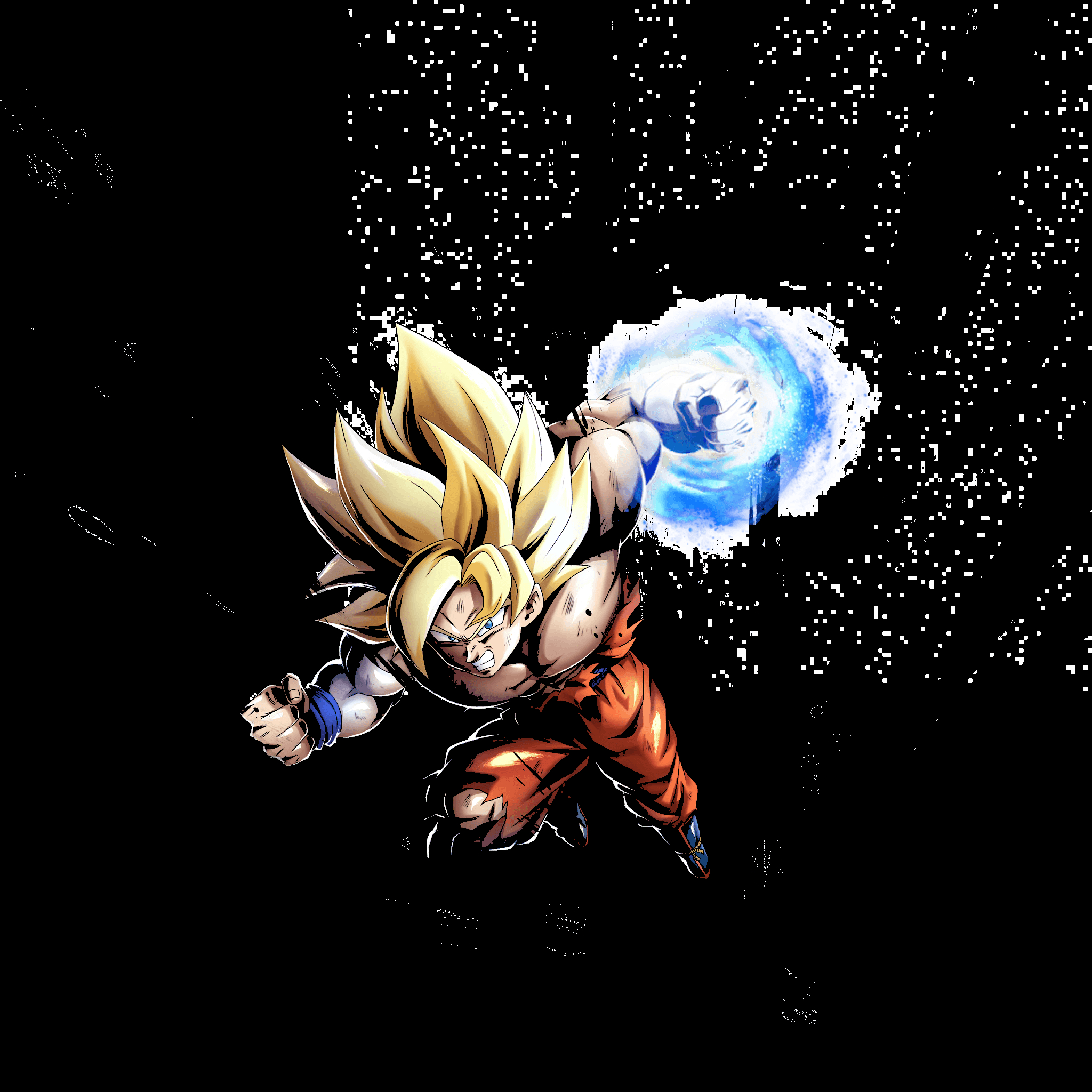 2050x2050 Super Saiyan Goku Amoled Wallpaper, Phone