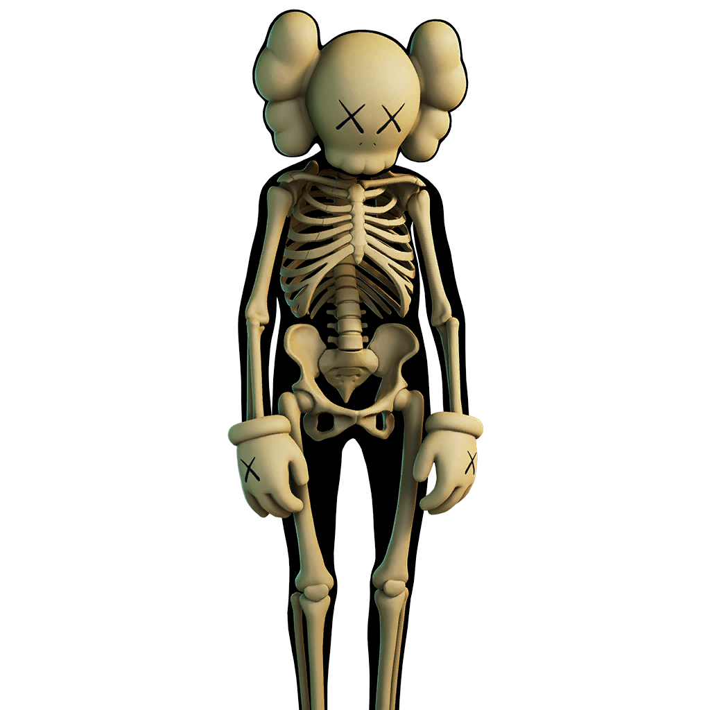 1030x1030 Fortnite KAWS Skeleton Skin, Phone