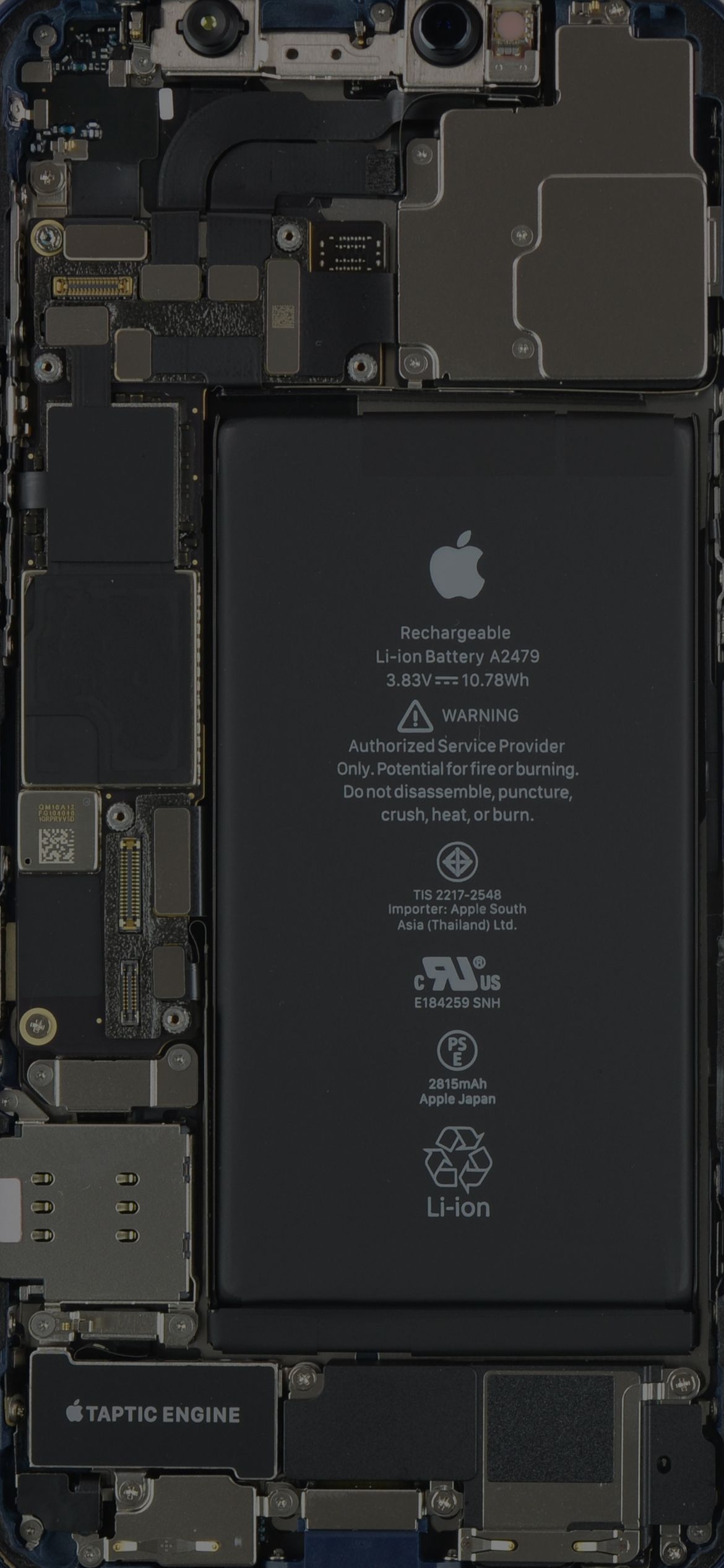 1170x2540 Teardown Wallpaper: iPhone 12 and iPhone 12 Pro Internals, Phone