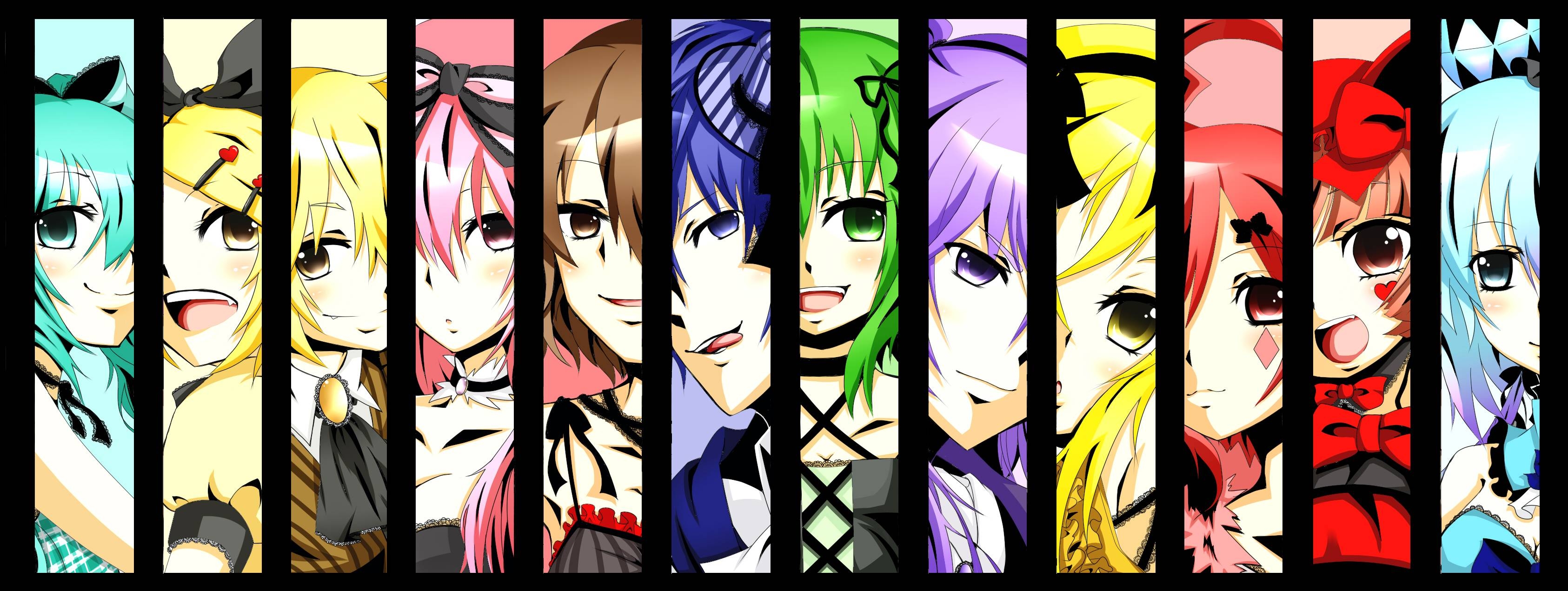 3380x1280 Vocaloid Wallpaper, Dual Screen