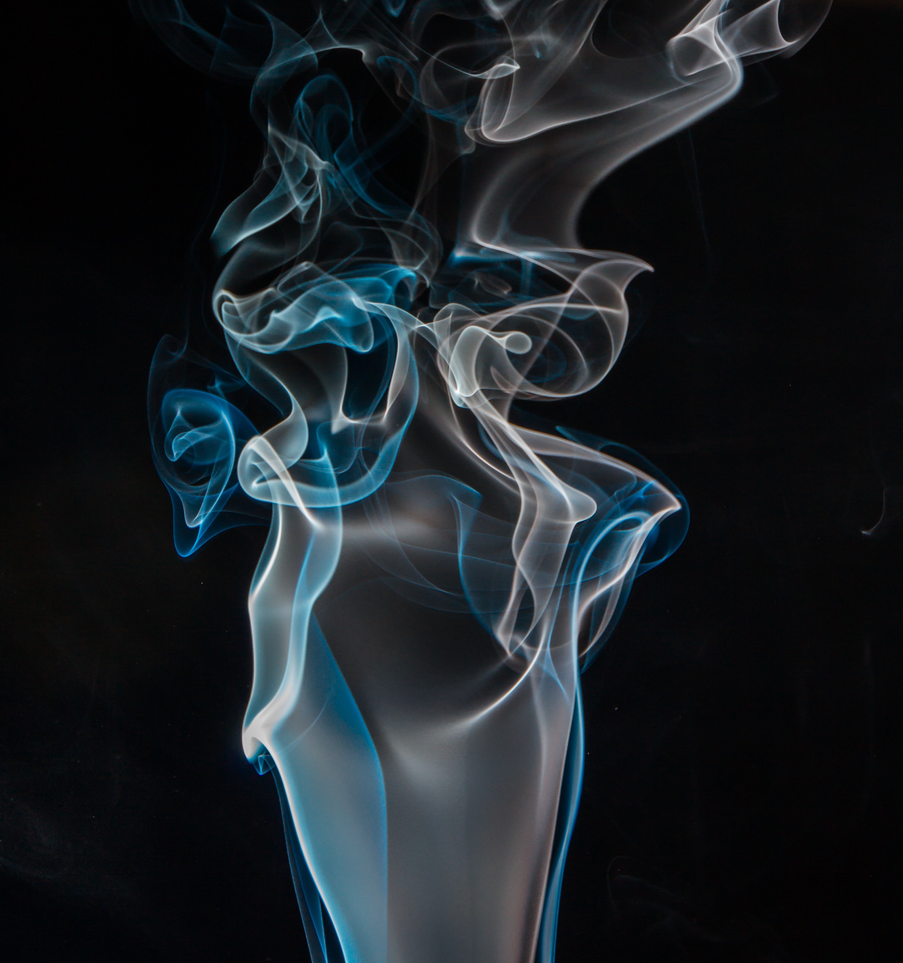 3460x3690 Blue and White Smoke Digital Wallpaper · Free, Phone