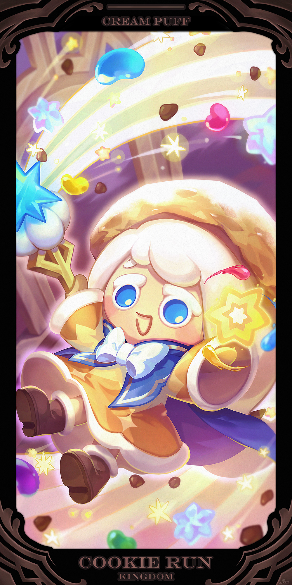 1000x2000 Cream Puff Cookie, Mobile Wallpaper Anime Image Board Mobile, Phone
