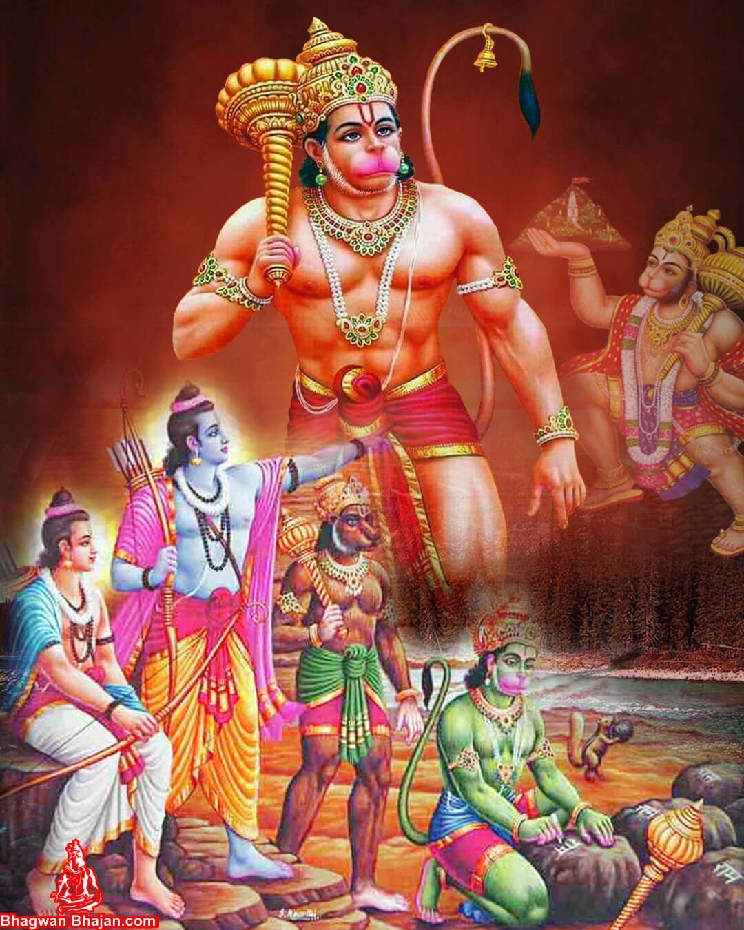 1080x1350 Bhagwan Hanuman (Bajrangbali) New Latest HD Wallpaper & Image, Phone