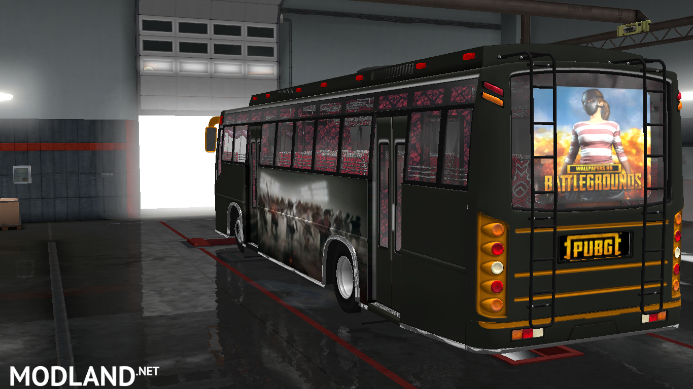 1370x770 PUBG BUS SKIN FOR MARUTHI, Desktop