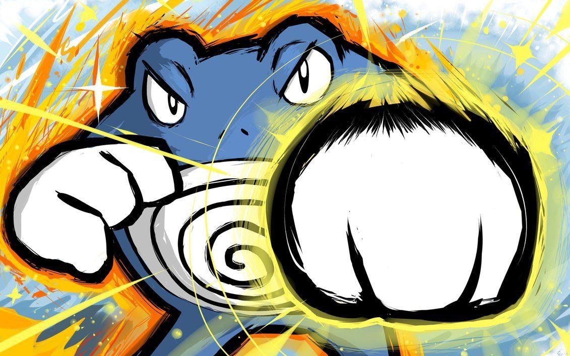 1140x710 Poliwrath. Power Up Punch, Desktop