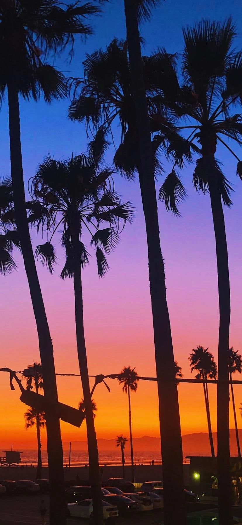 830x1800 LA sunset. iPhone X Wallpaper X Wallpaper HD, Phone