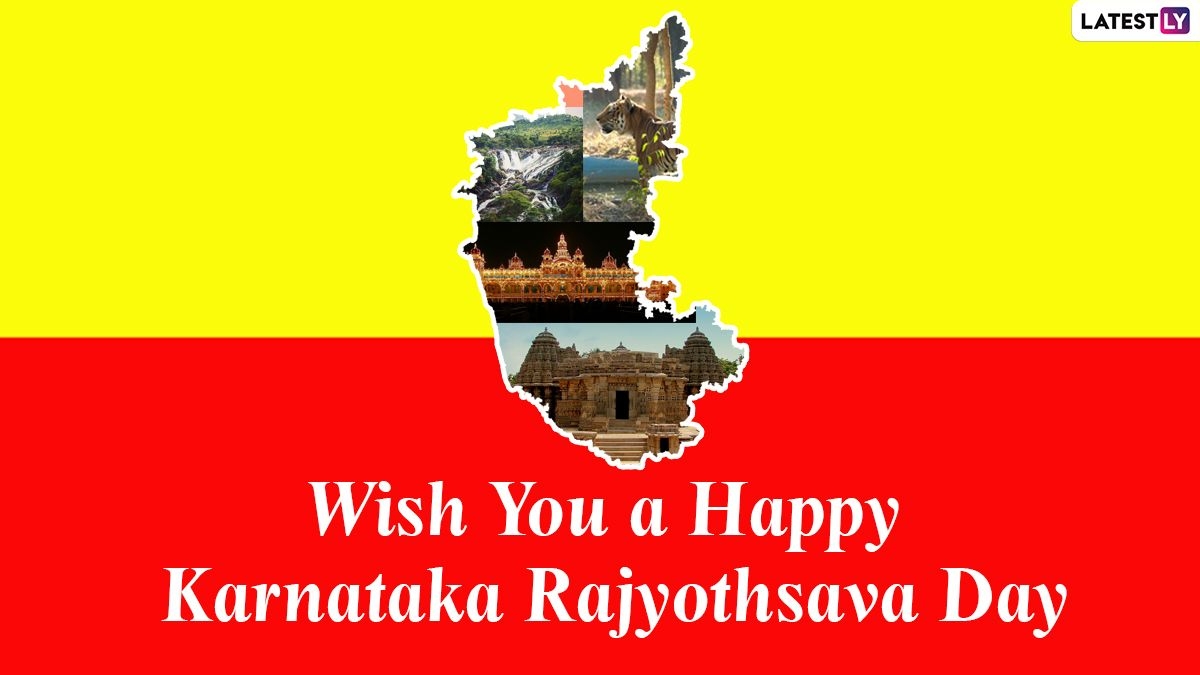 1200x680 Karnataka Rajyotsava 2020 Wishes & Kerala Piravi Image & Greetings: Share Messages, Quotes, Pics & GIFs to Celebrate The Indian States' Formation Days on November 1, Desktop