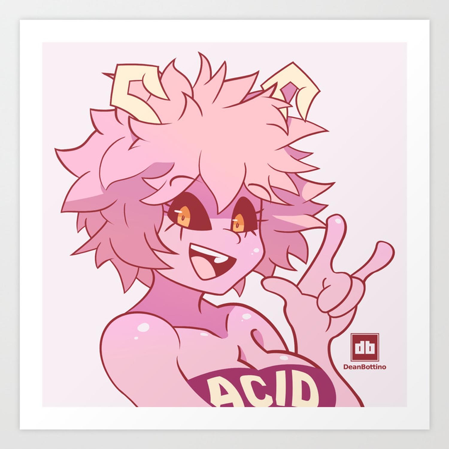 1500x1500 Mina Ashido Art Print, Phone