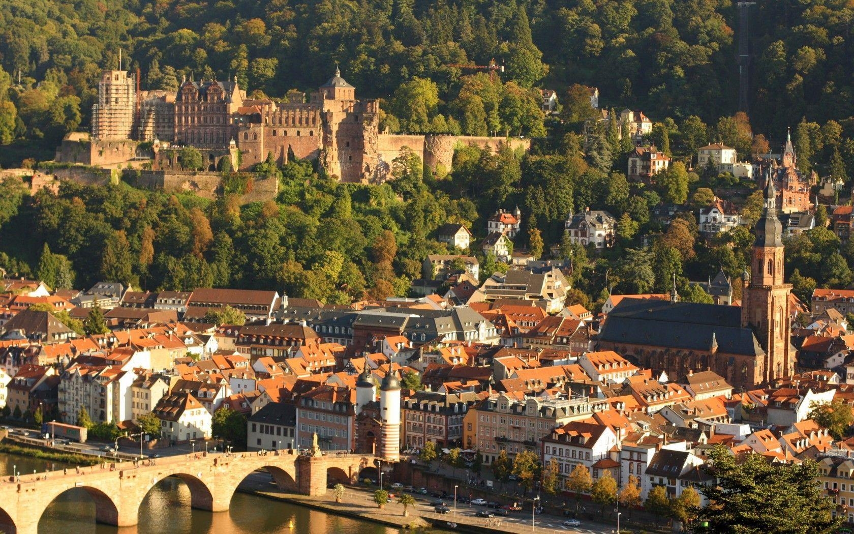 1680x1050 fantastically romantic places. Heidelberg, Castles and Palace, Desktop