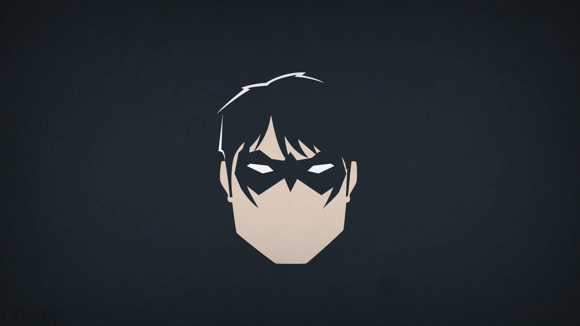 1920x1080 blo0p minimalism dc comics nightwing dick grayson HD wallpaper, Desktop