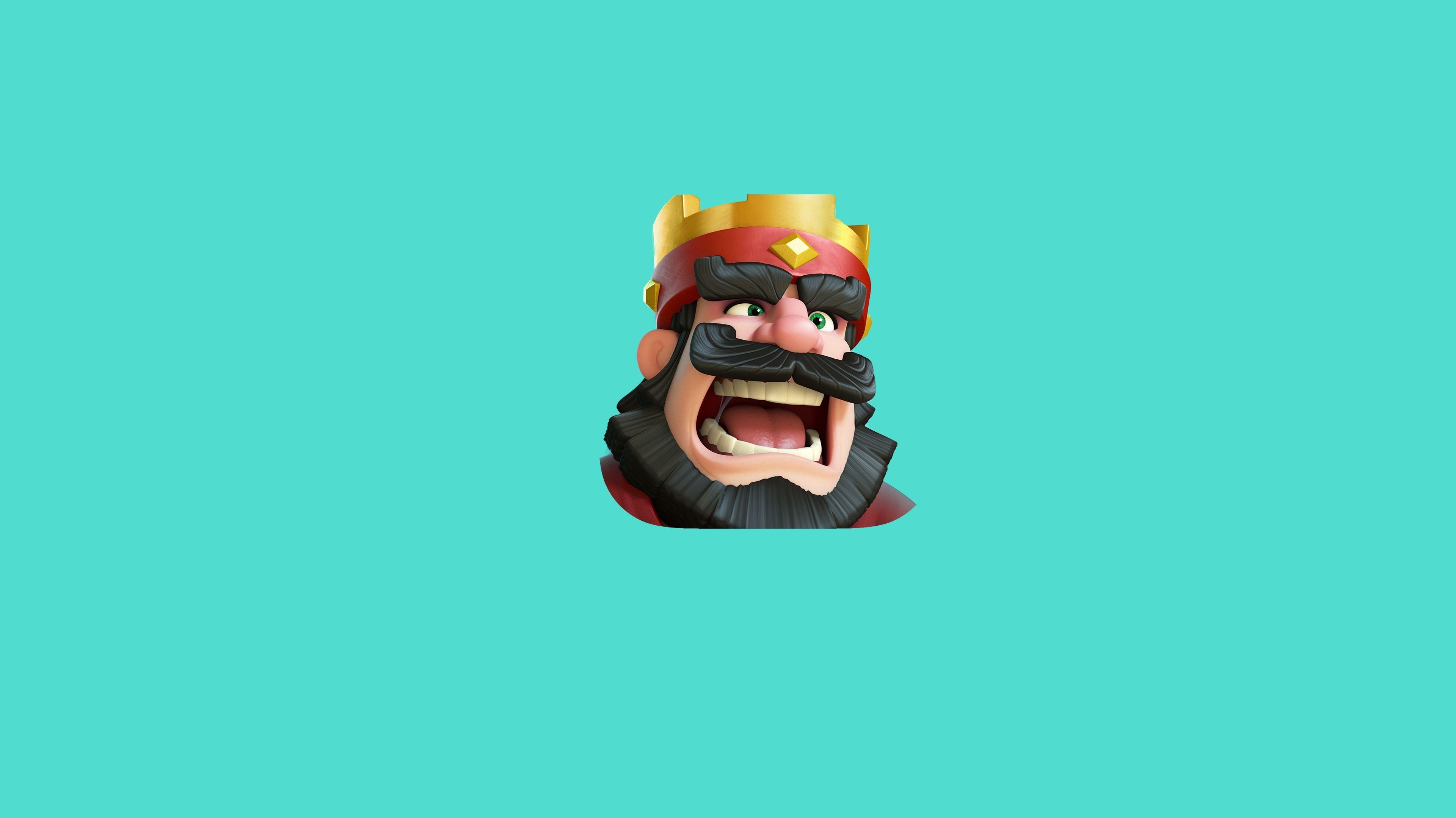 3840x2160 Clash Royale King Wallpaper. Games HD Wallpaper, Desktop