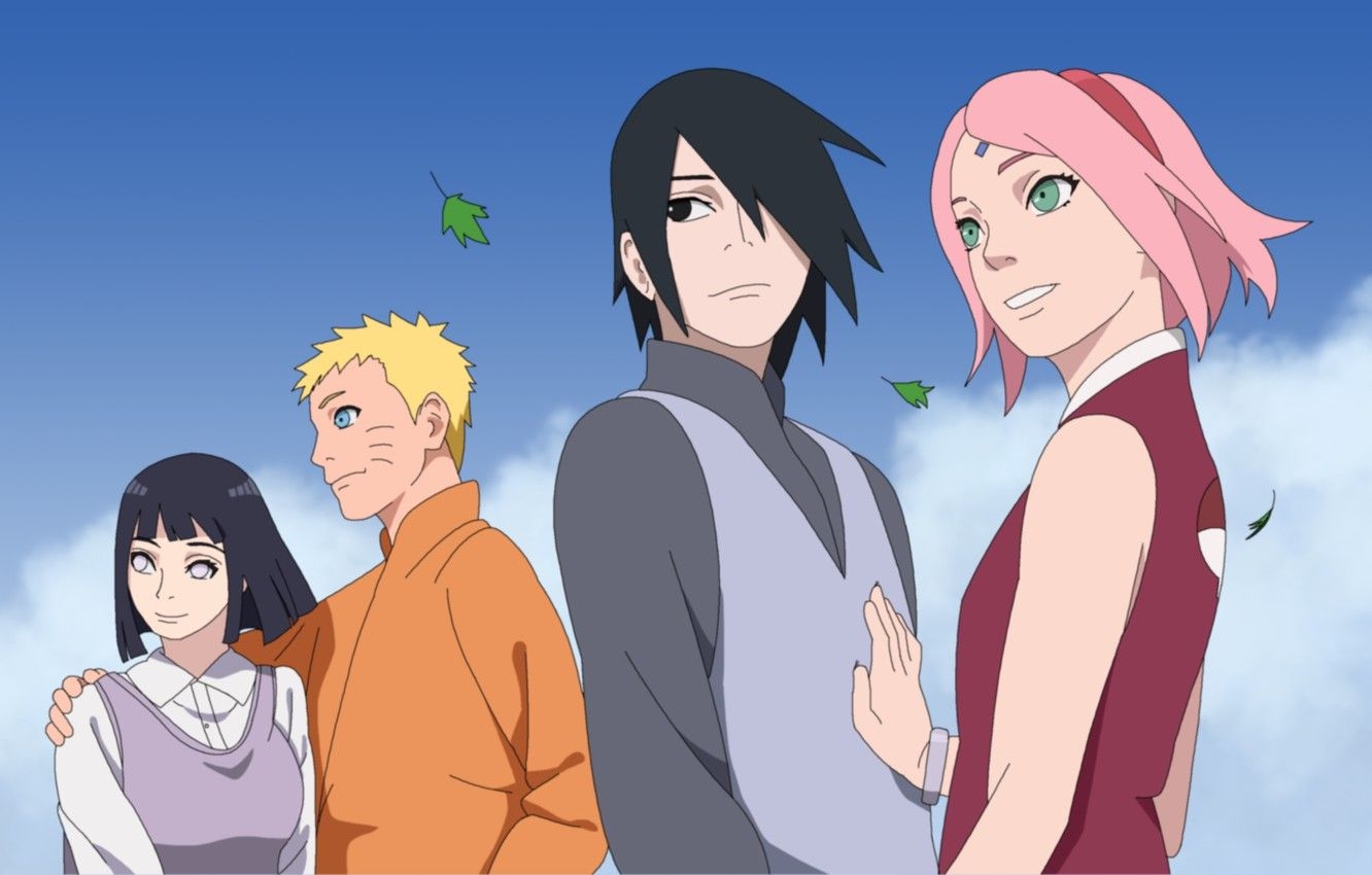 1340x850 Wallpaper Sasuke, Naruto, Sakura, Hinata image for desktop, section сёнэн, Desktop