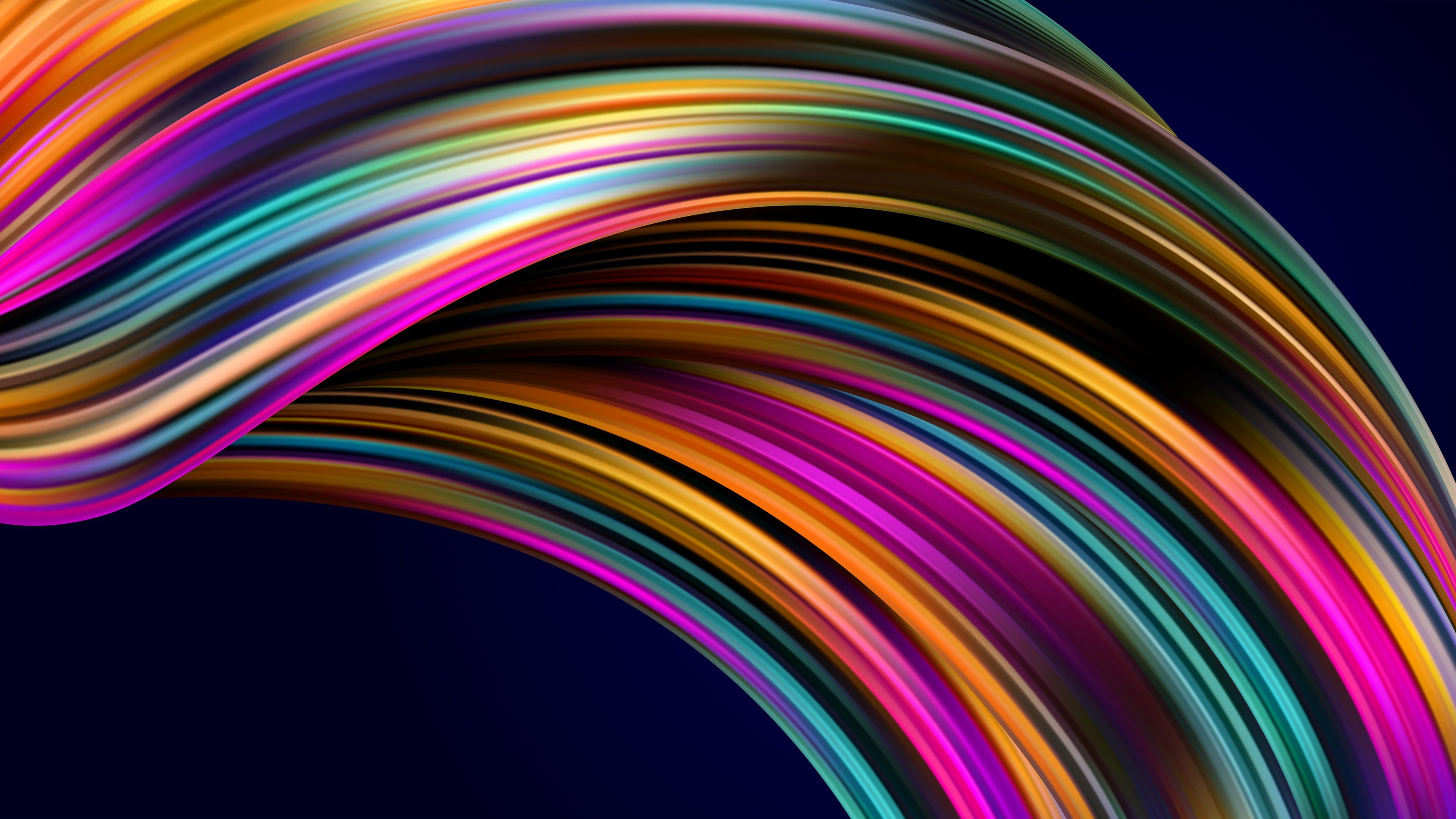 3840x2160 ASUS ZenBook Pro Duo 4K Wallpaper, Spectrum, Waves, Colorful, Stock, Abstract Search Results, Desktop