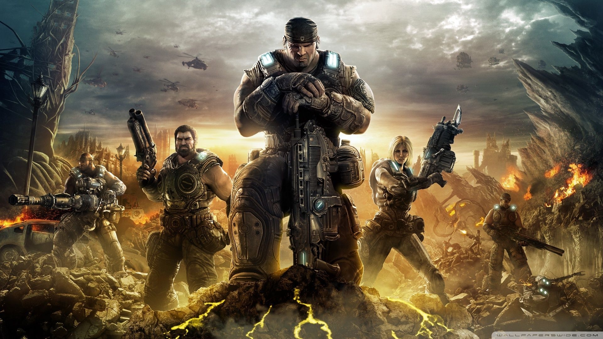 1920x1080 Gears of War Wallpaper Free Gears of War Background, Desktop