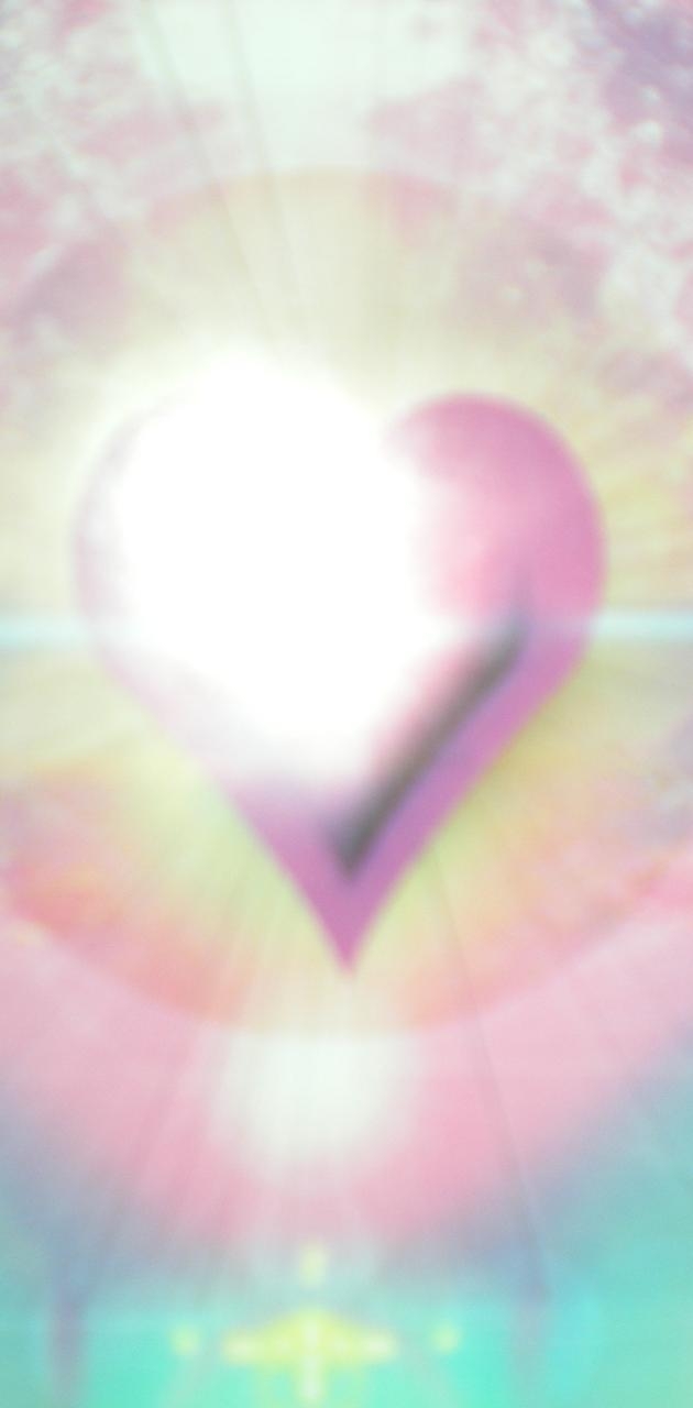 630x1280 Heart Aura wallpaper, Phone