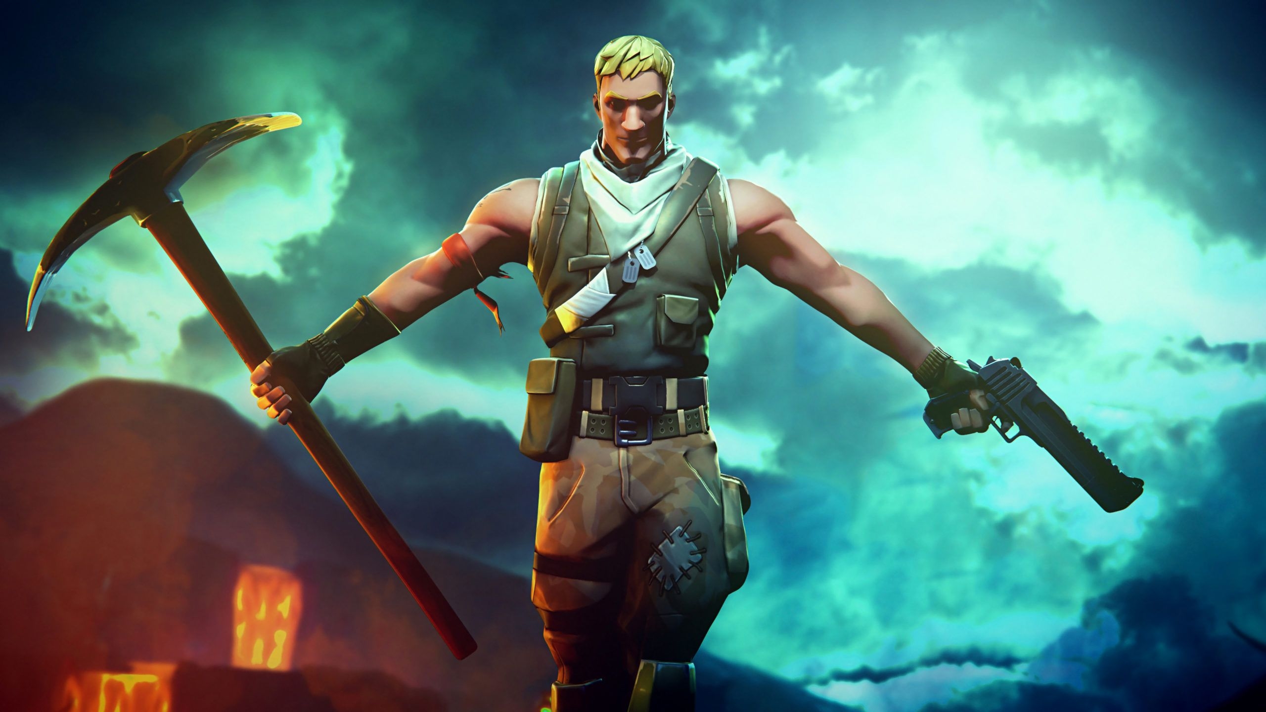 2560x1440 Fortnite Background HD 4k 1080p Wallpaper free download, Desktop