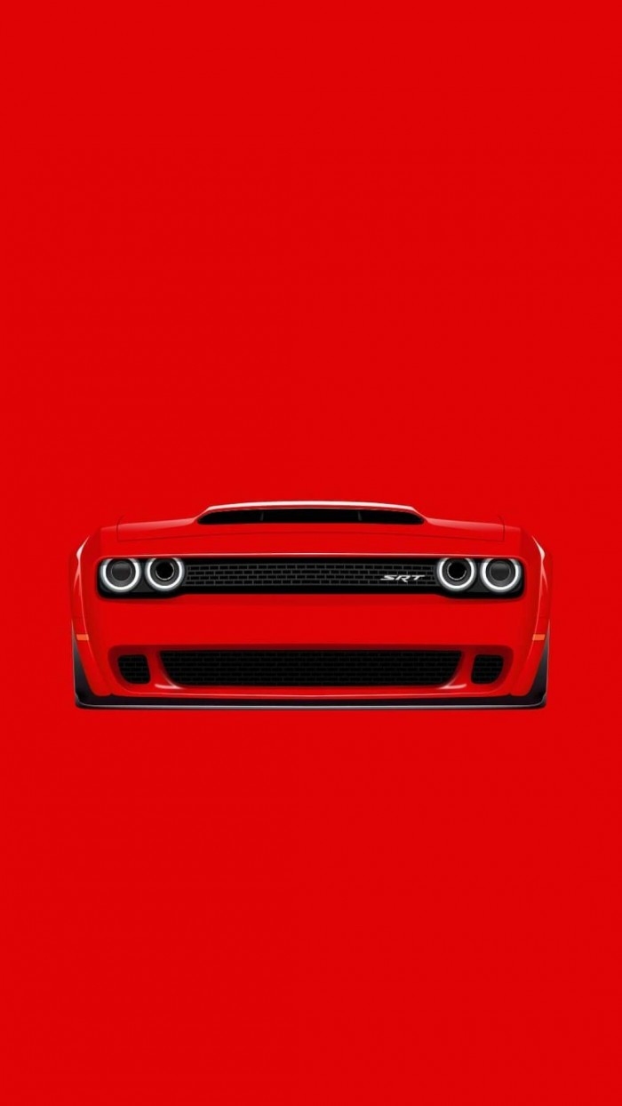 700x1250 Dodge Challenger SRT Art IPhone Wallpaper, Phone