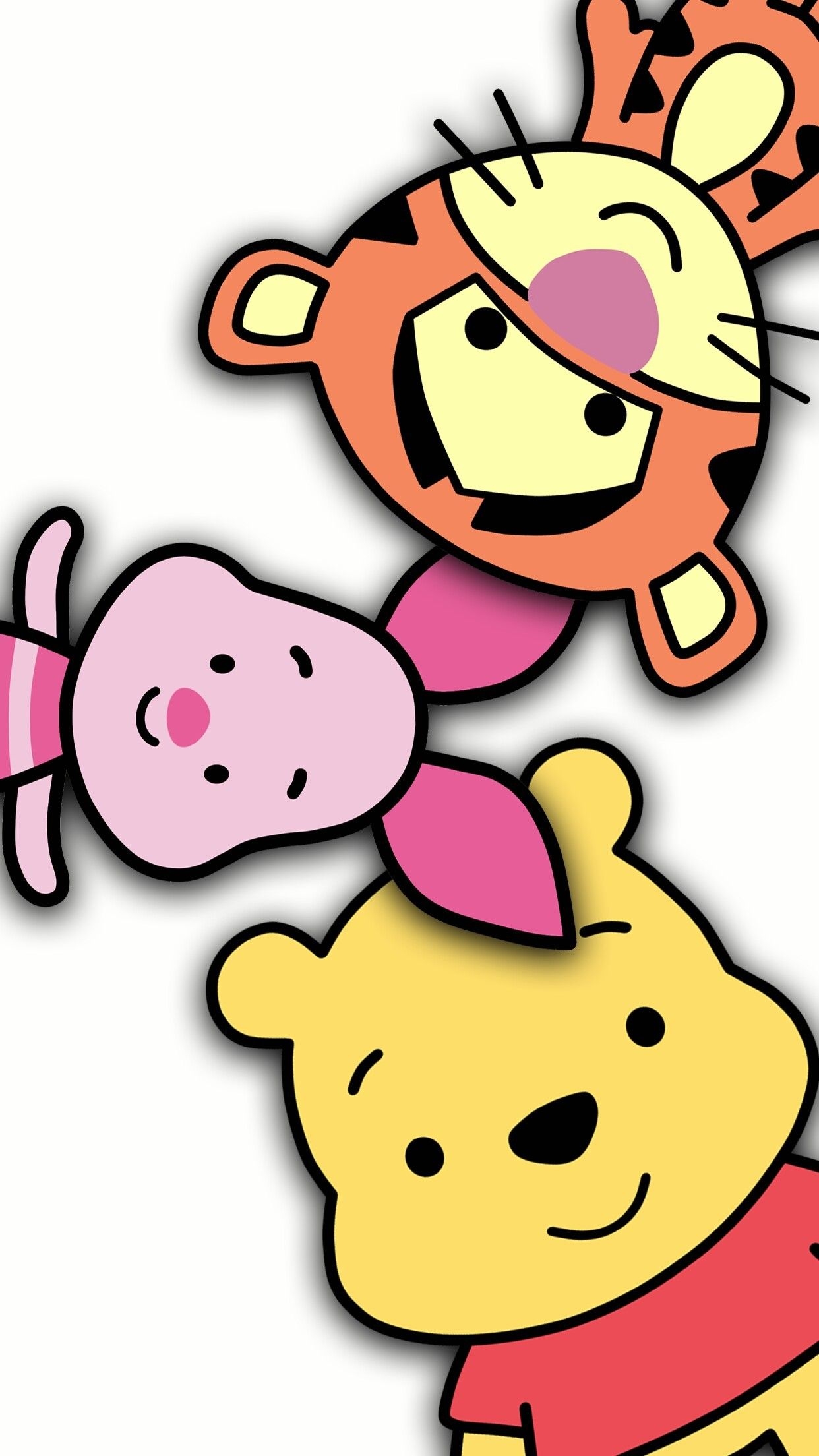 1250x2210 Pooh Bear Wallpaper, Phone