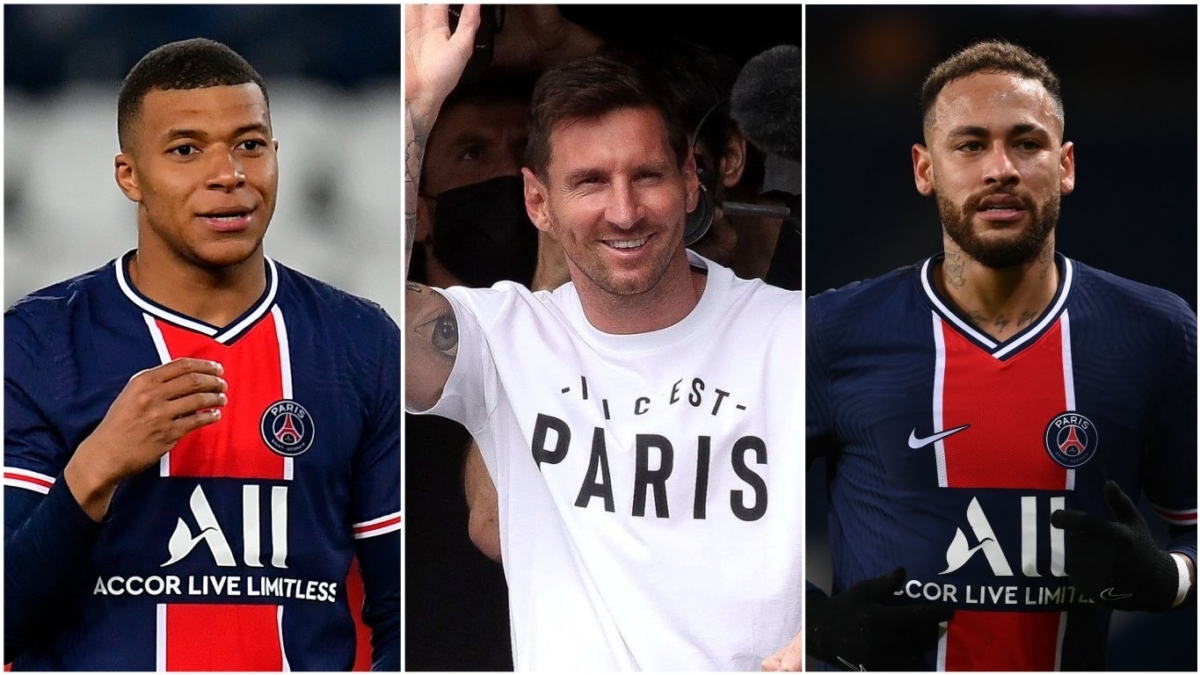 1200x680 How Lionel Messi could line up at PSG alongside Neymar and Kylian Mbappe after transfer from Barcelona, Desktop