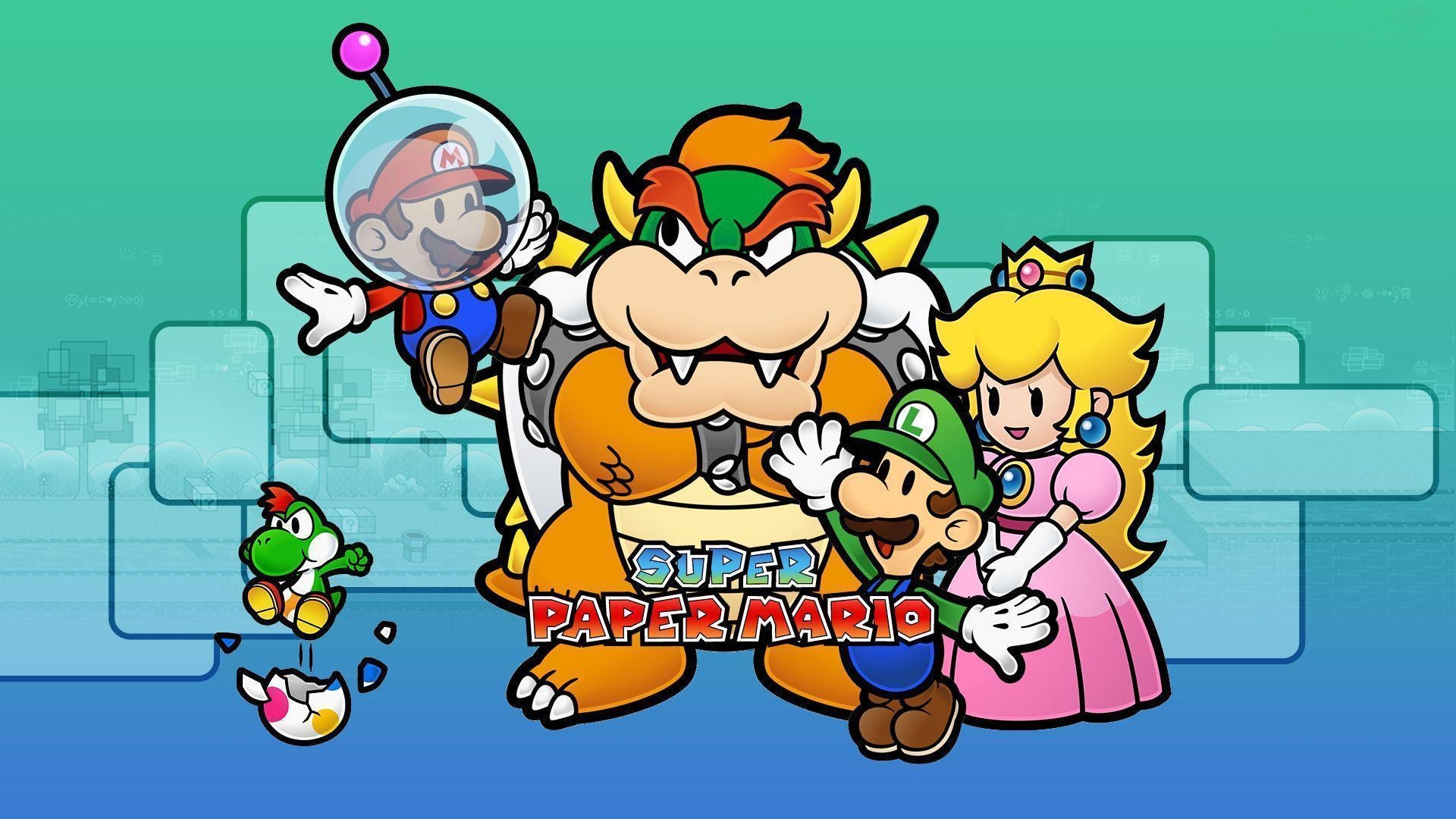 1920x1080 Super Paper Mario Computer Wallpaper, Desktop Background, Desktop