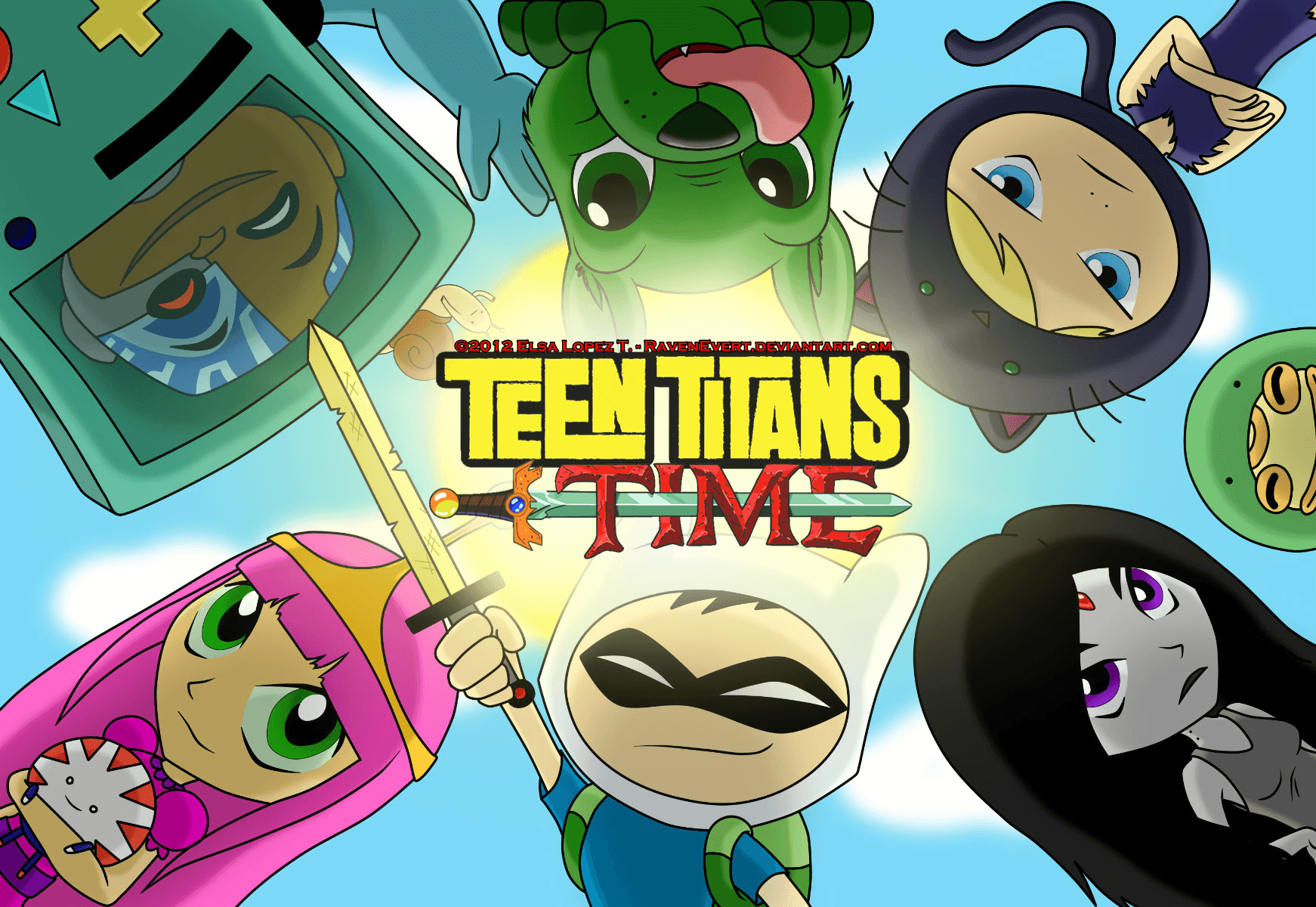 1750x1200 Teen Titans Time!, Desktop