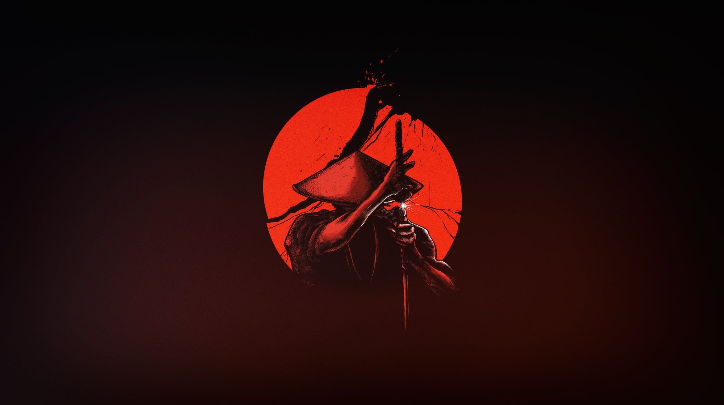 2500x1400 The sun #Minimalism #Japan #Sword #Warrior #Samurai #Art #Katana P # wallpaper #hdwallpaper #desktop. Samurai wallpaper, Samurai art, Japanese art, Desktop