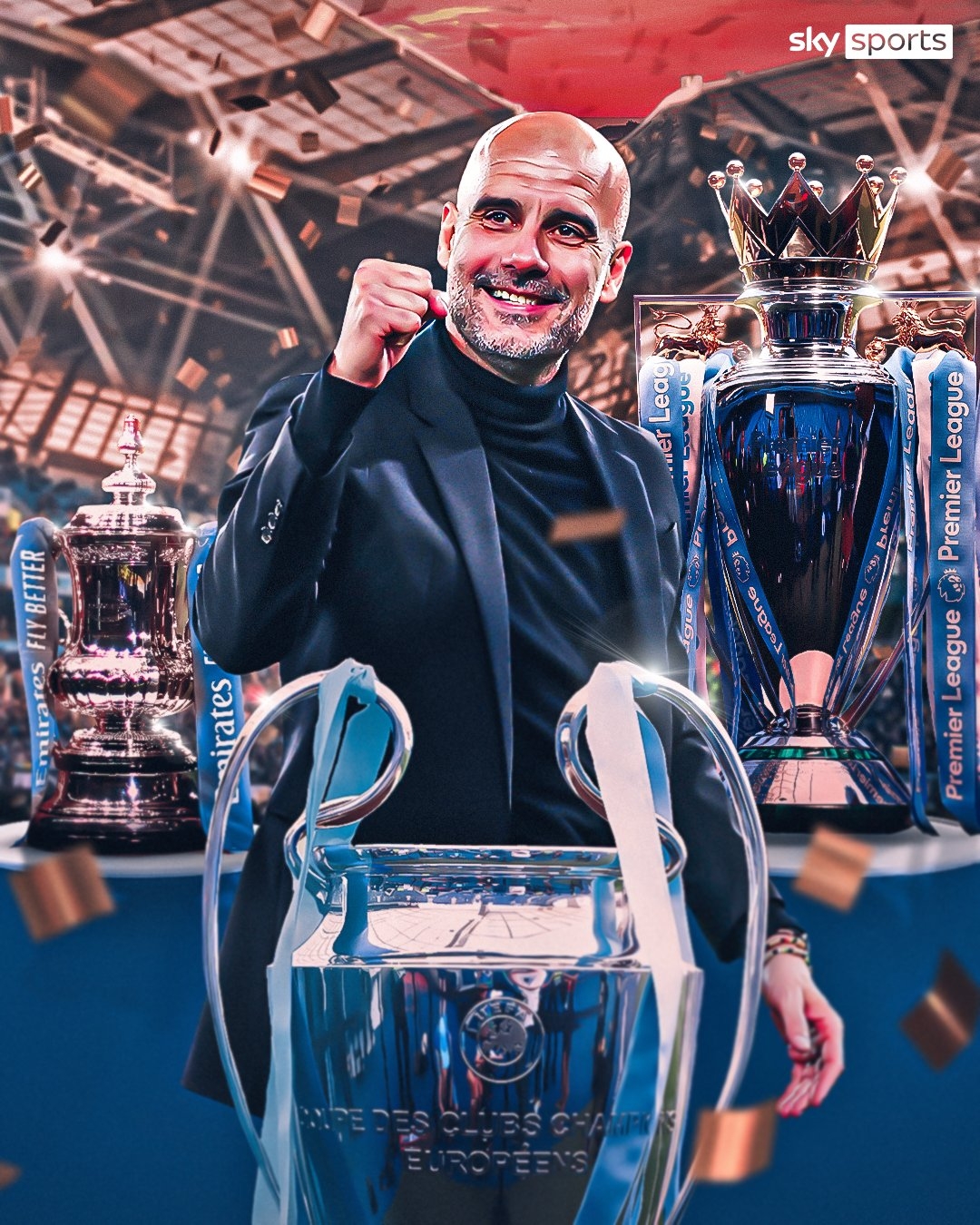 1080x1350 Manchester City UEFA Champions League 2023 Champions, Phone