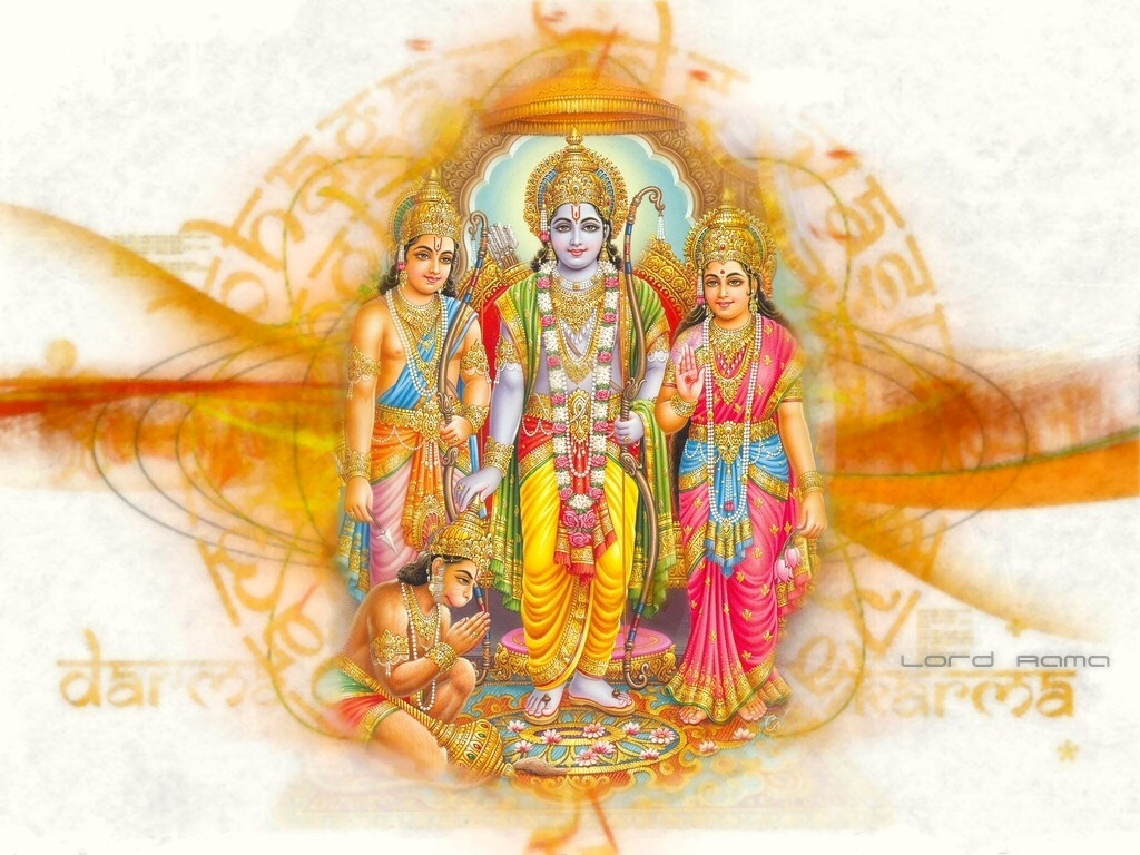 1030x770 Lord Ram, Sita, Lakshman and Hanuman Photo, Desktop