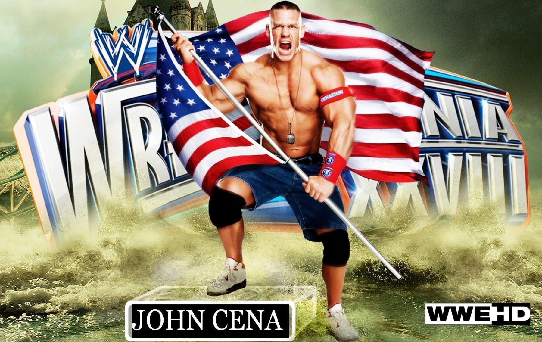 1800x1140 Home WrestleMania 28 WWE Wallpaper Rock vs John Cena HD Wallpape, Desktop