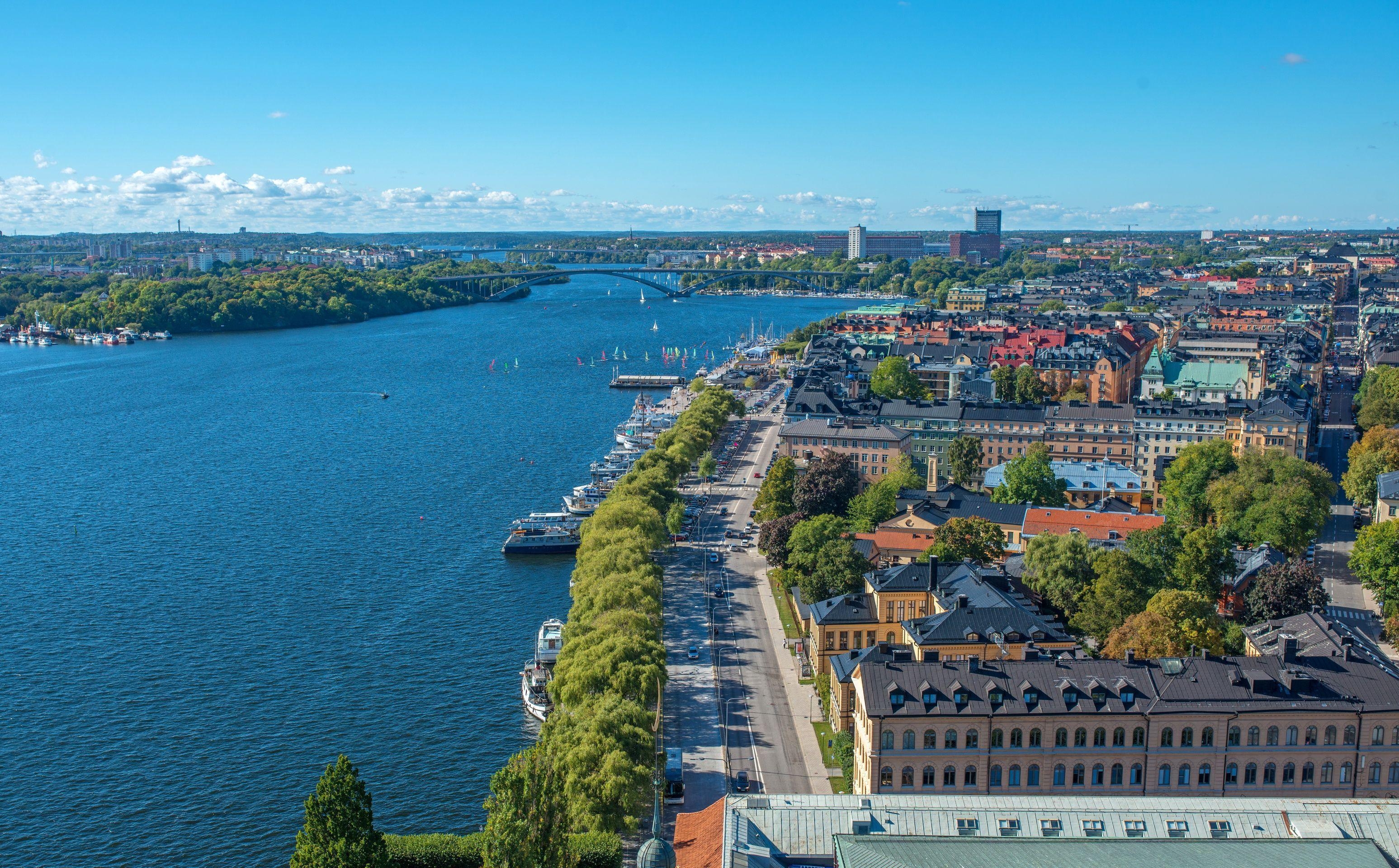 3100x1920 Stockholm Sweden Rivers From above Cities, Desktop