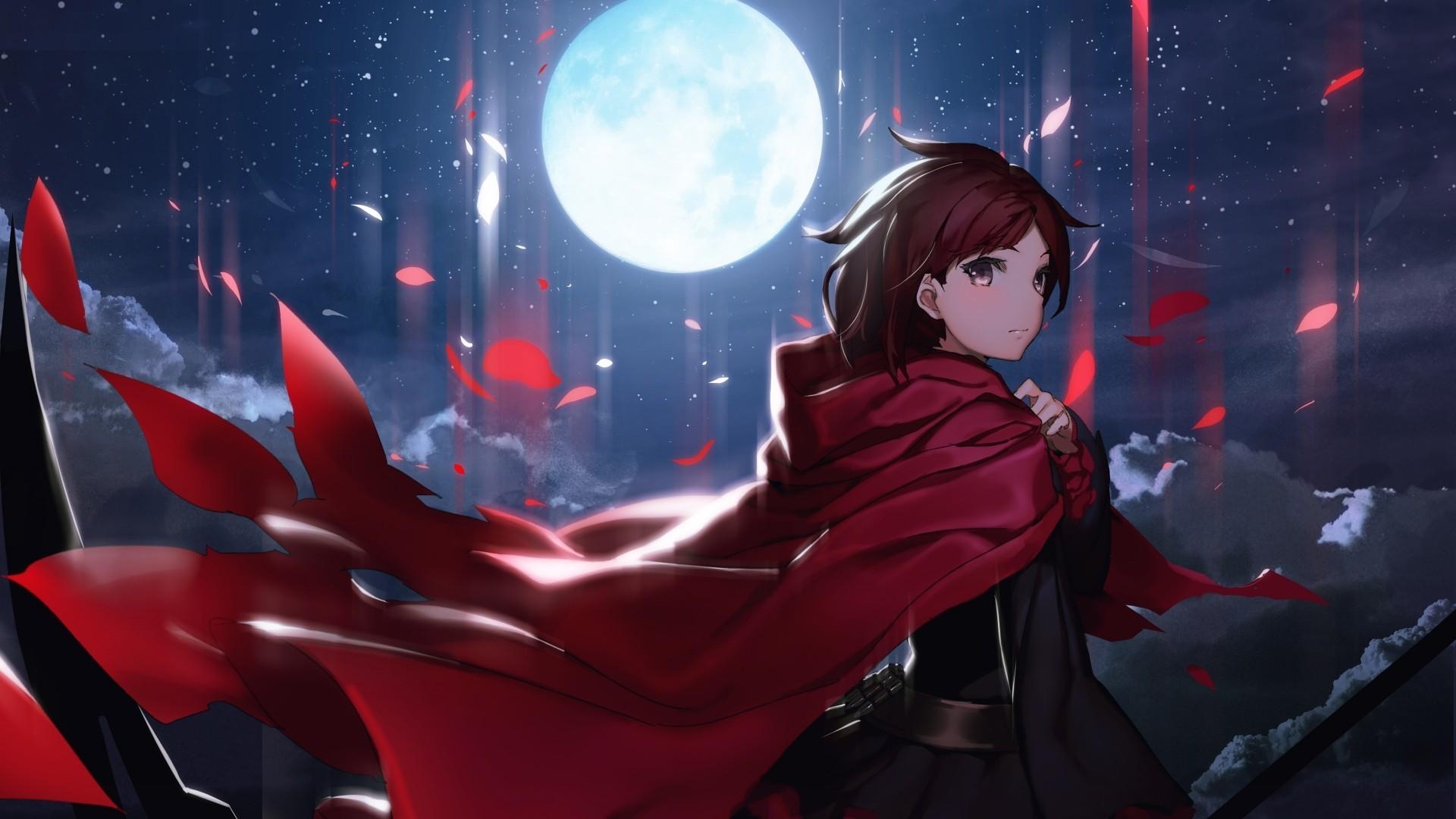 1920x1080 Red Anime Wallpaper, Desktop