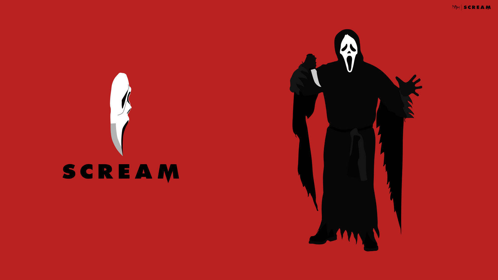 1600x900 Download Scream Ghostface Graphic Wallpaper, Desktop